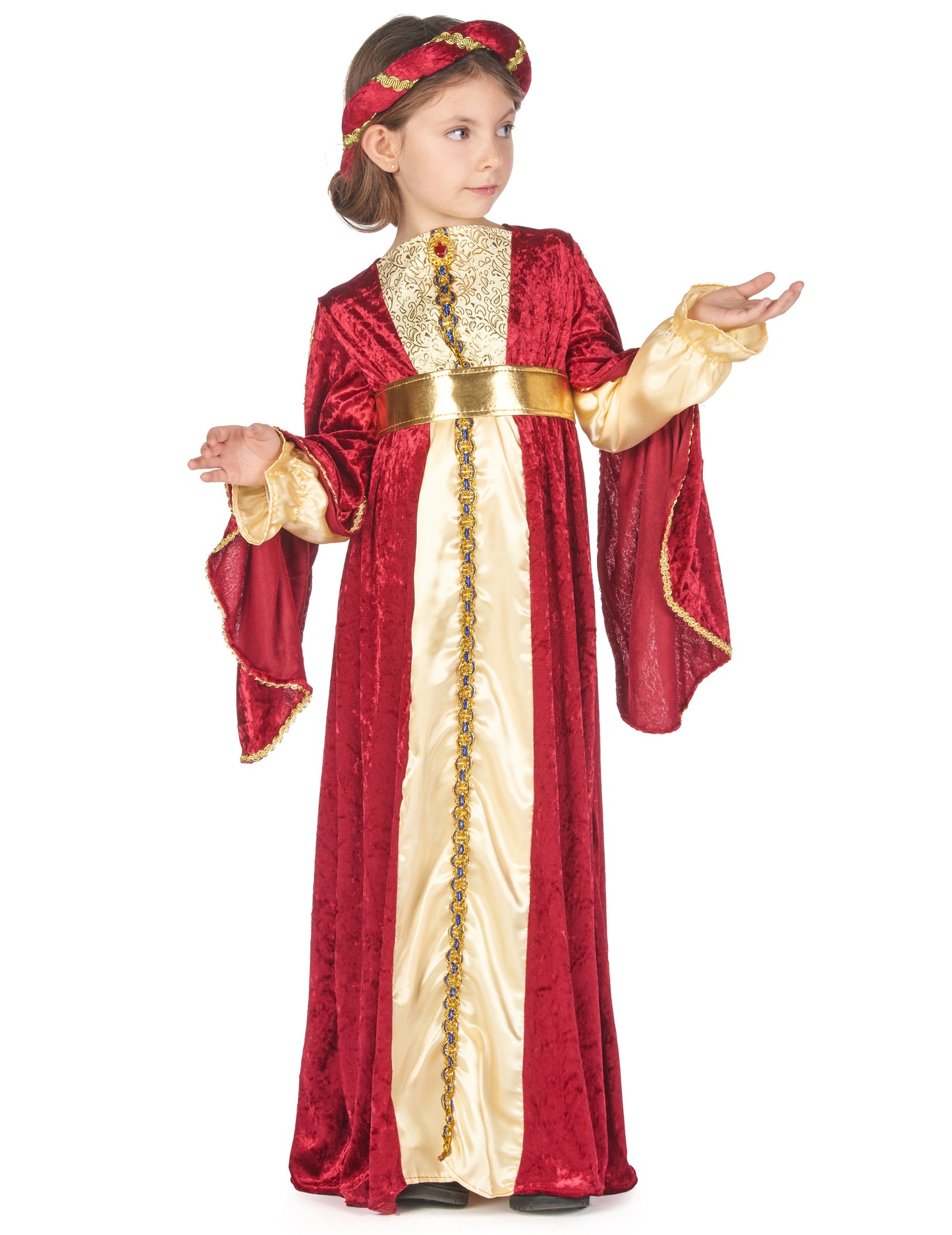 Costum de fată regină medievală