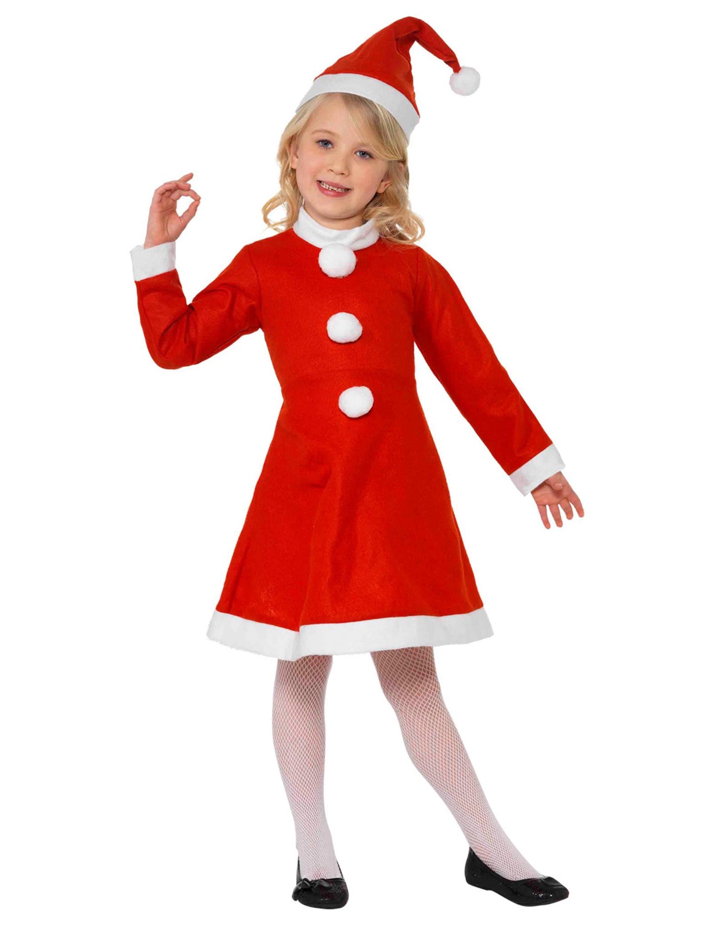 Mamă de Crăciun costum pompom dress