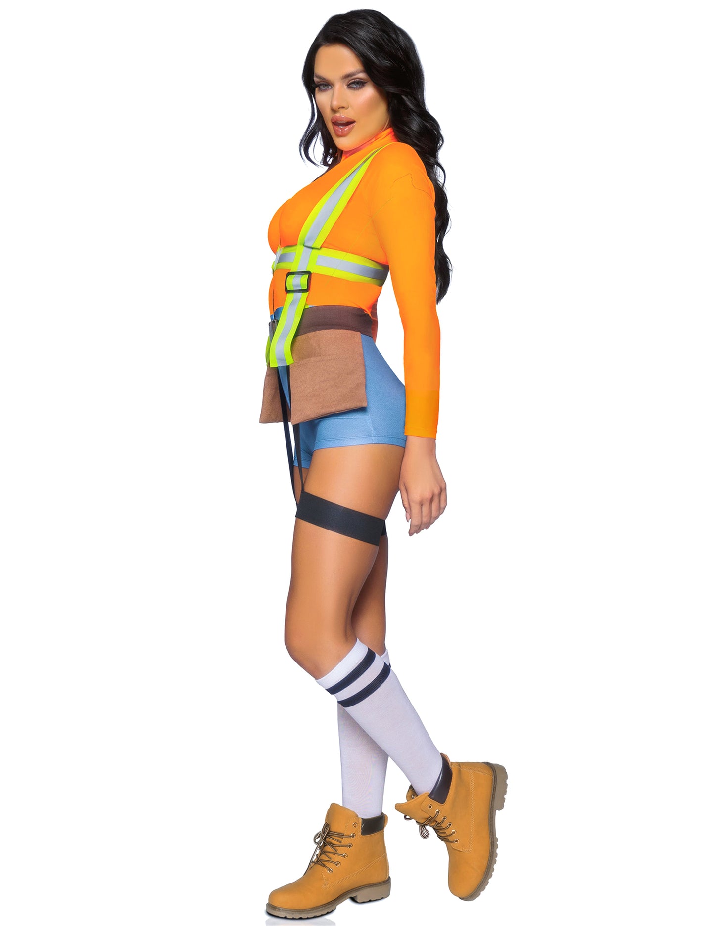 Déguisement ouvrier de chantier sexy femme