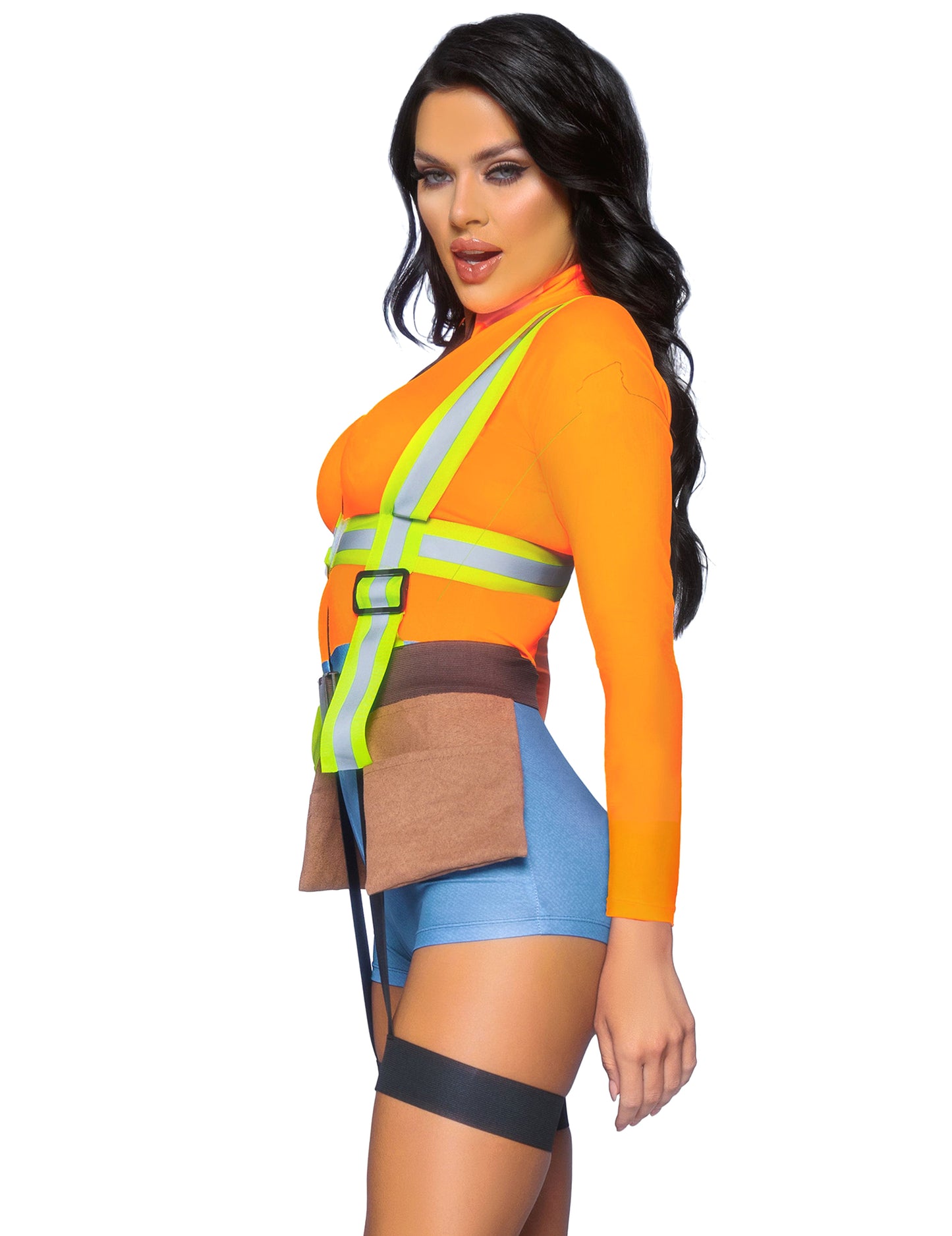 Déguisement ouvrier de chantier sexy femme