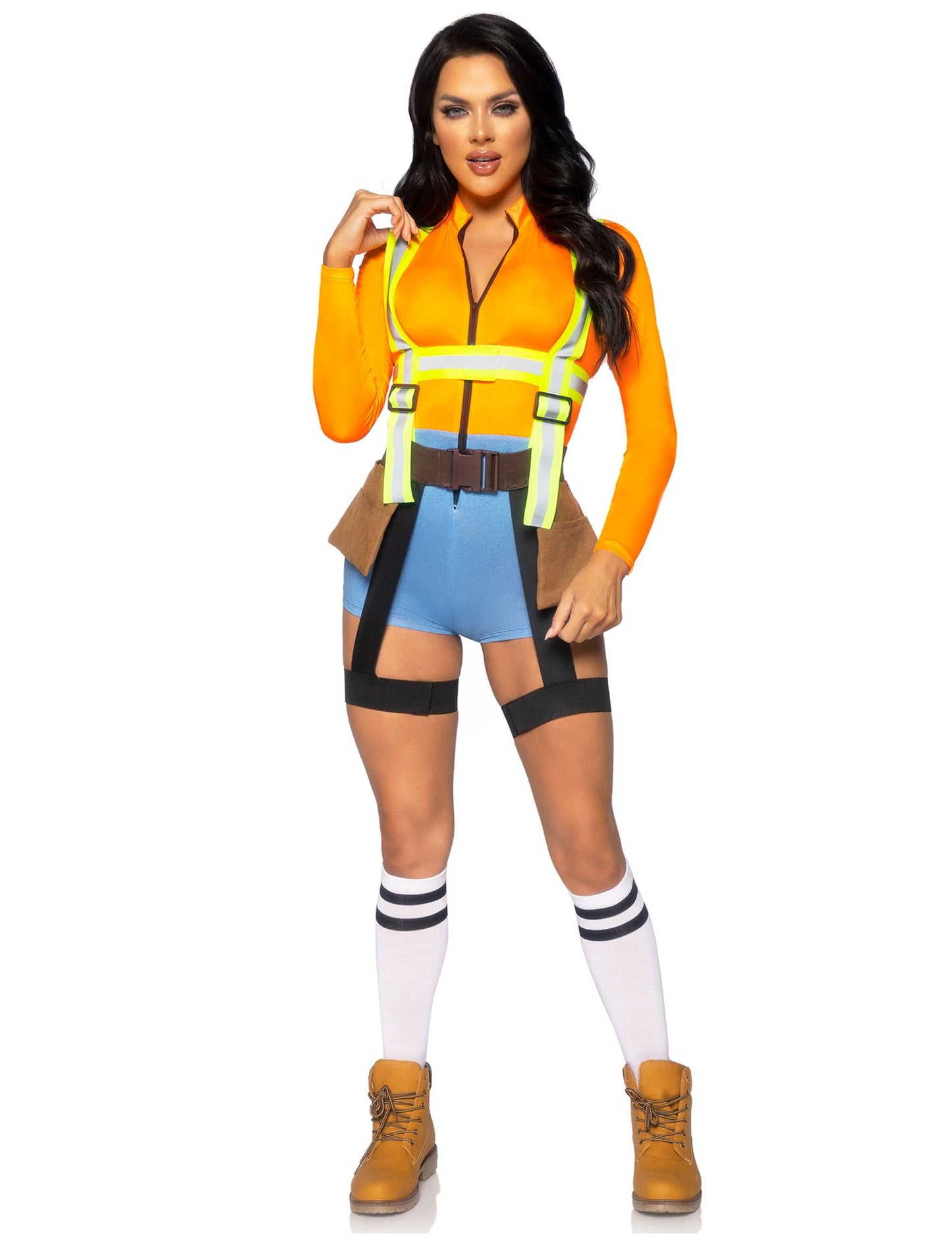 Déguisement ouvrier de chantier sexy femme