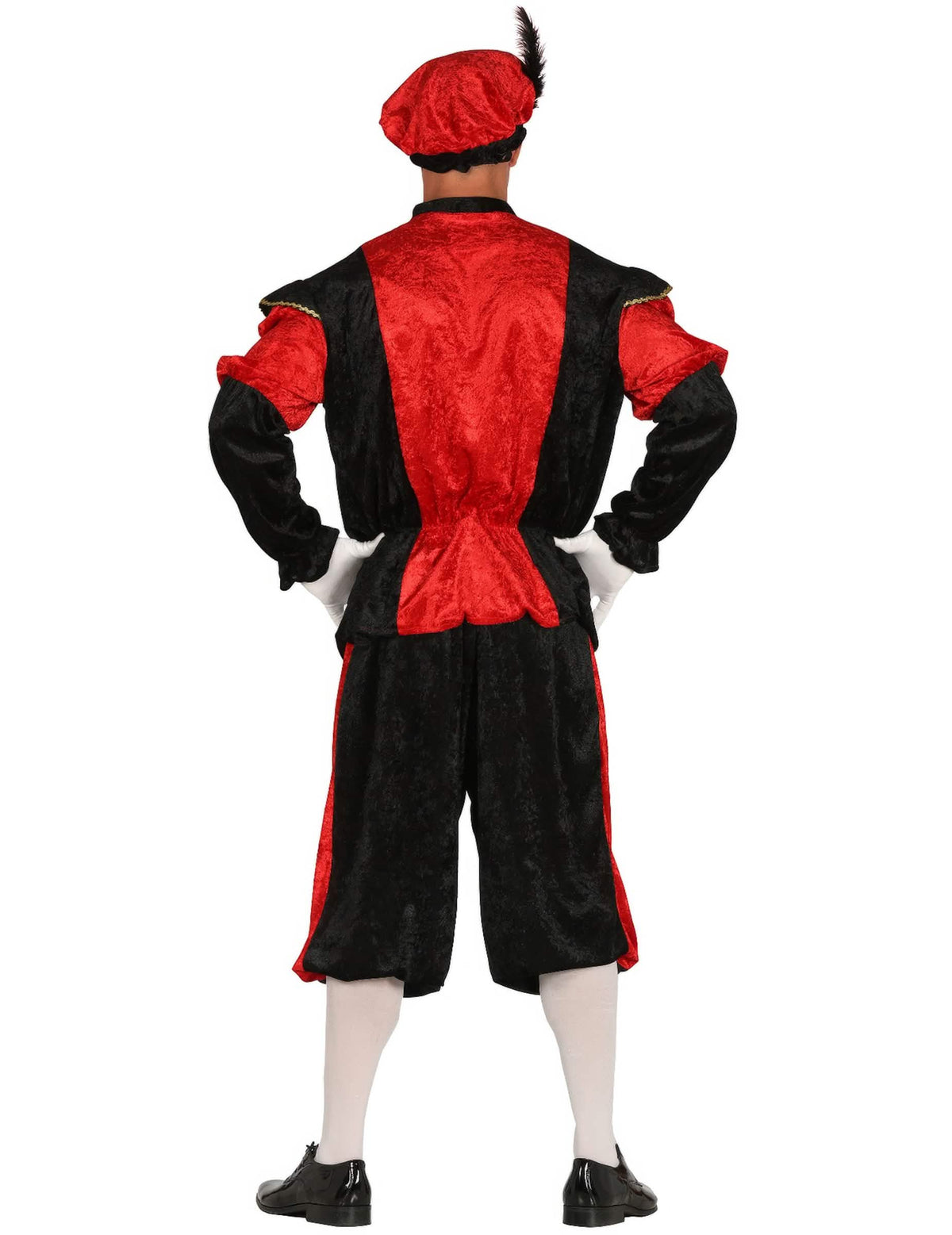 Vedere din spate a costumului de Pèr Fouettard