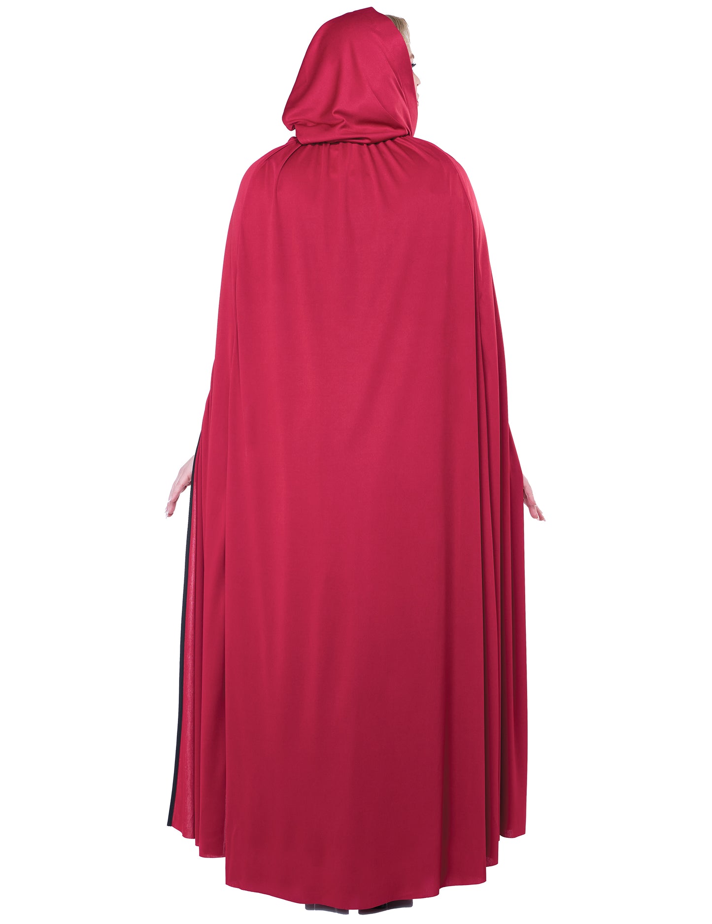 Déguisement de Petit chaperon rouge gothique pour femme rouge