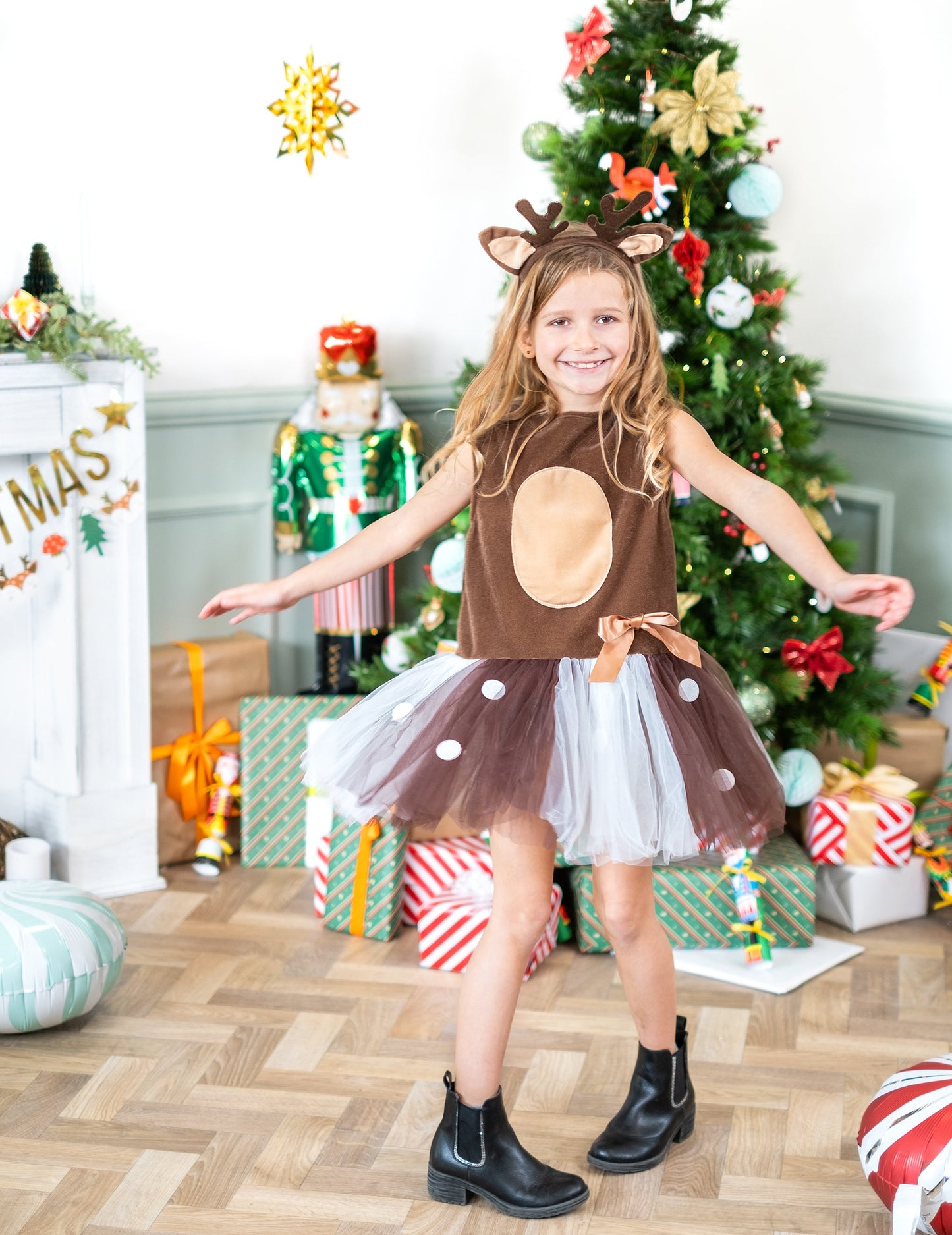 Fată mică deghizare Tutu Tutu