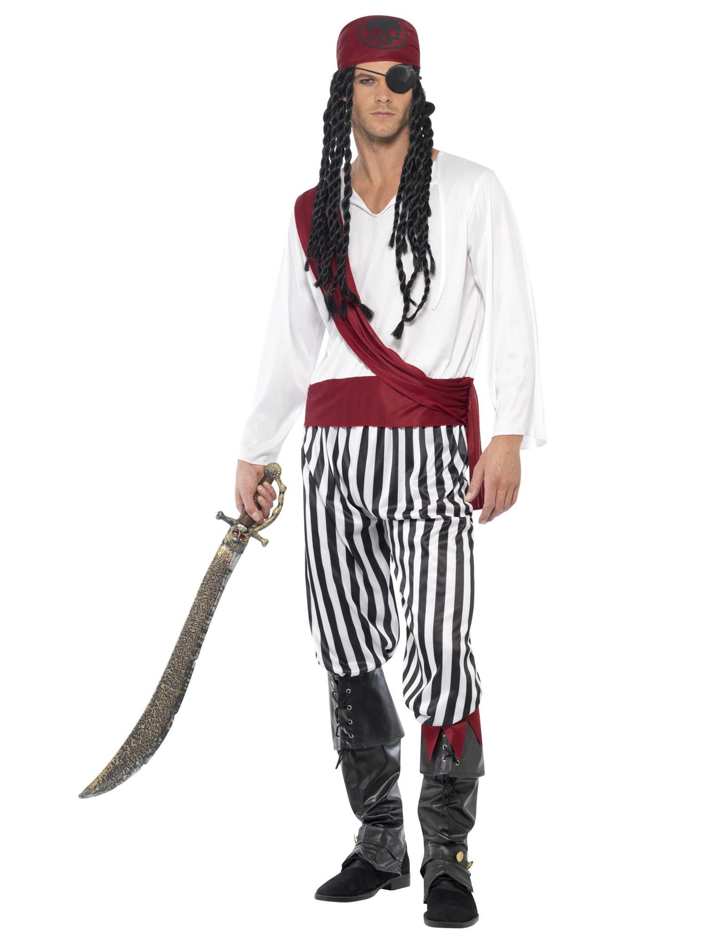 Pirate deghizare cu Bandana Man Red