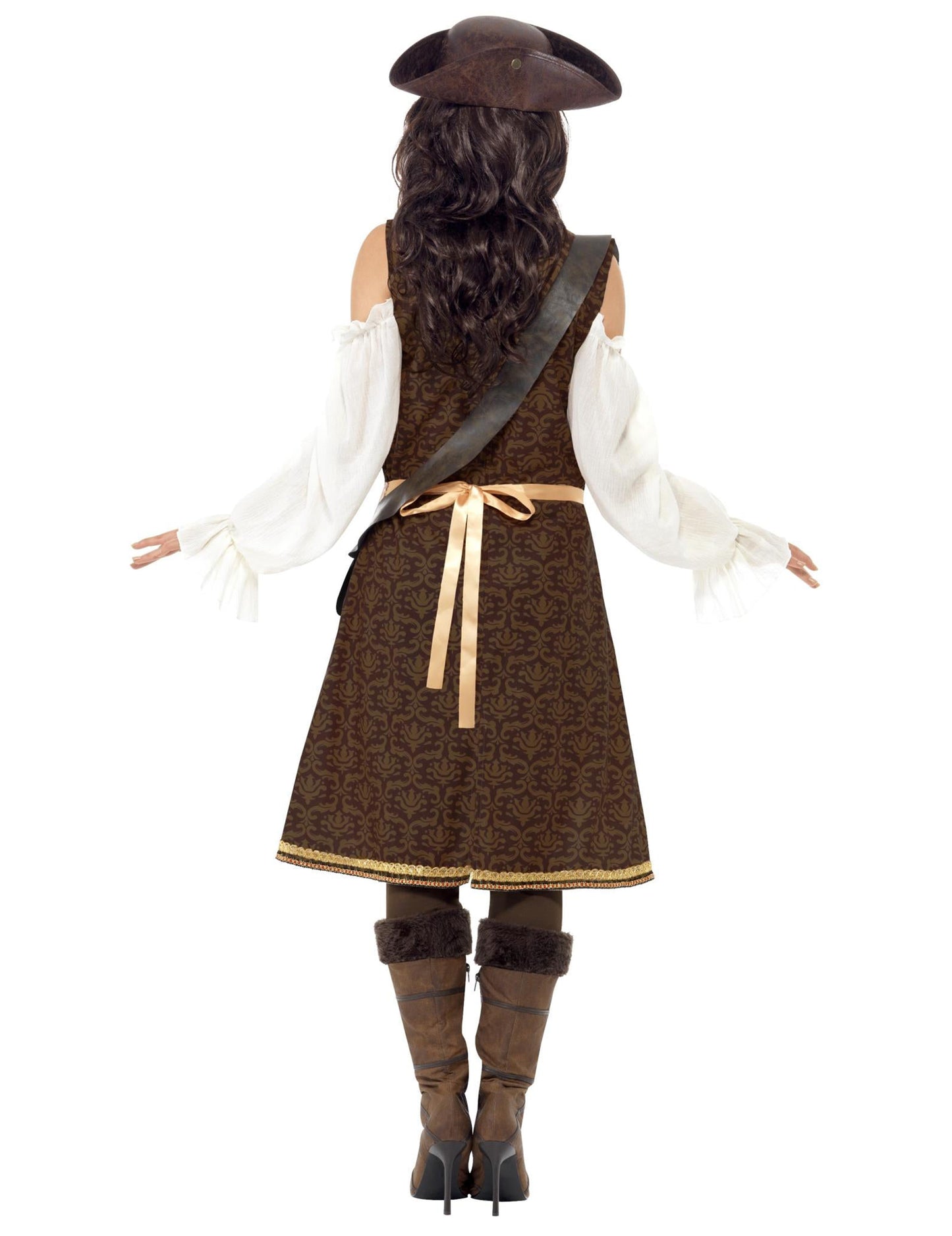 Costum de pirați maro femei