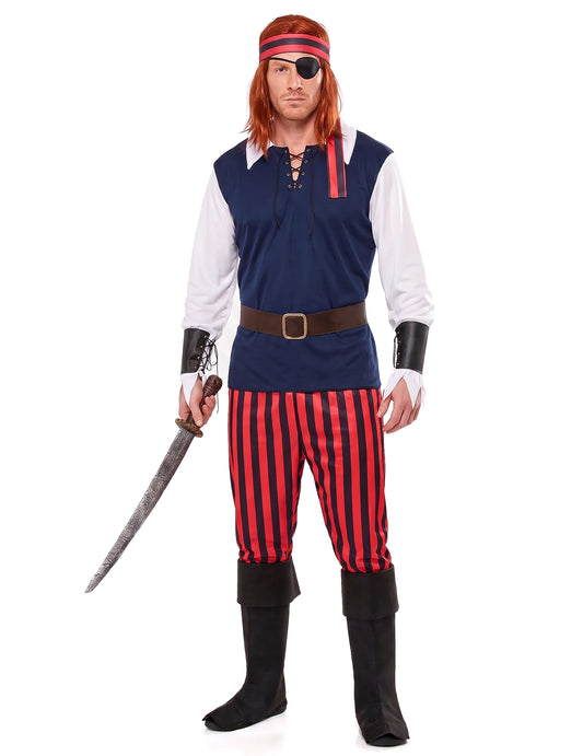 Pirate deghizează dungi roșii și negre