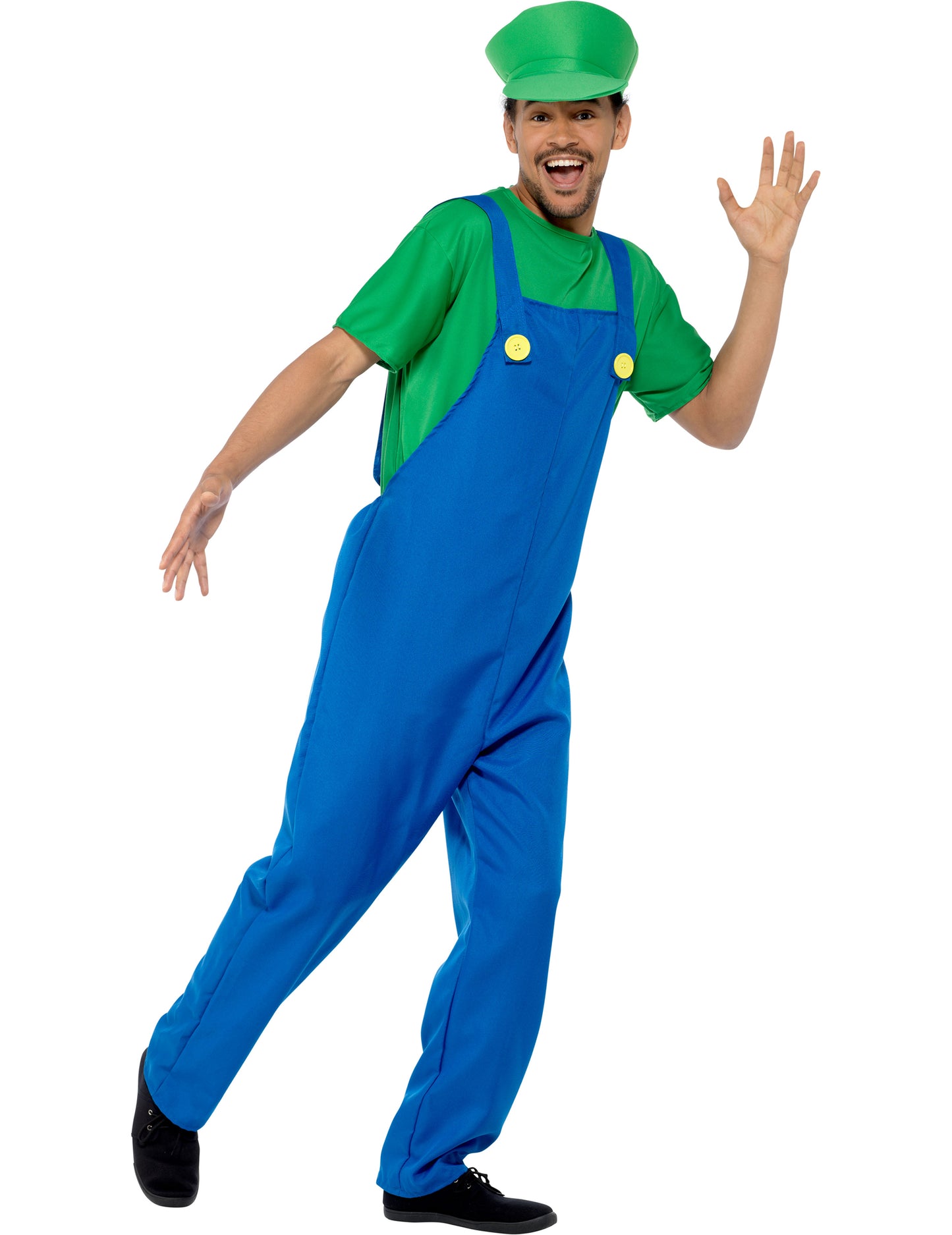 Costum de instalator verde pentru bărbați