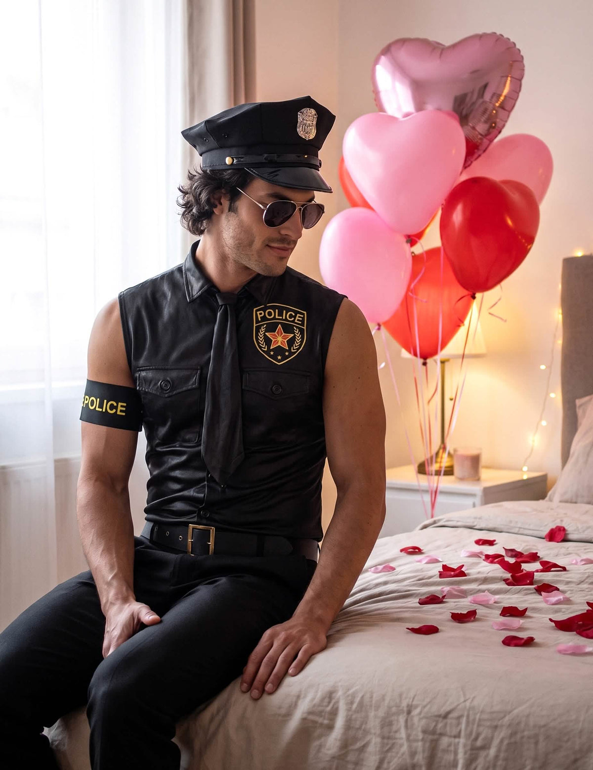 Costum de poliție pentru bărbați sexy
