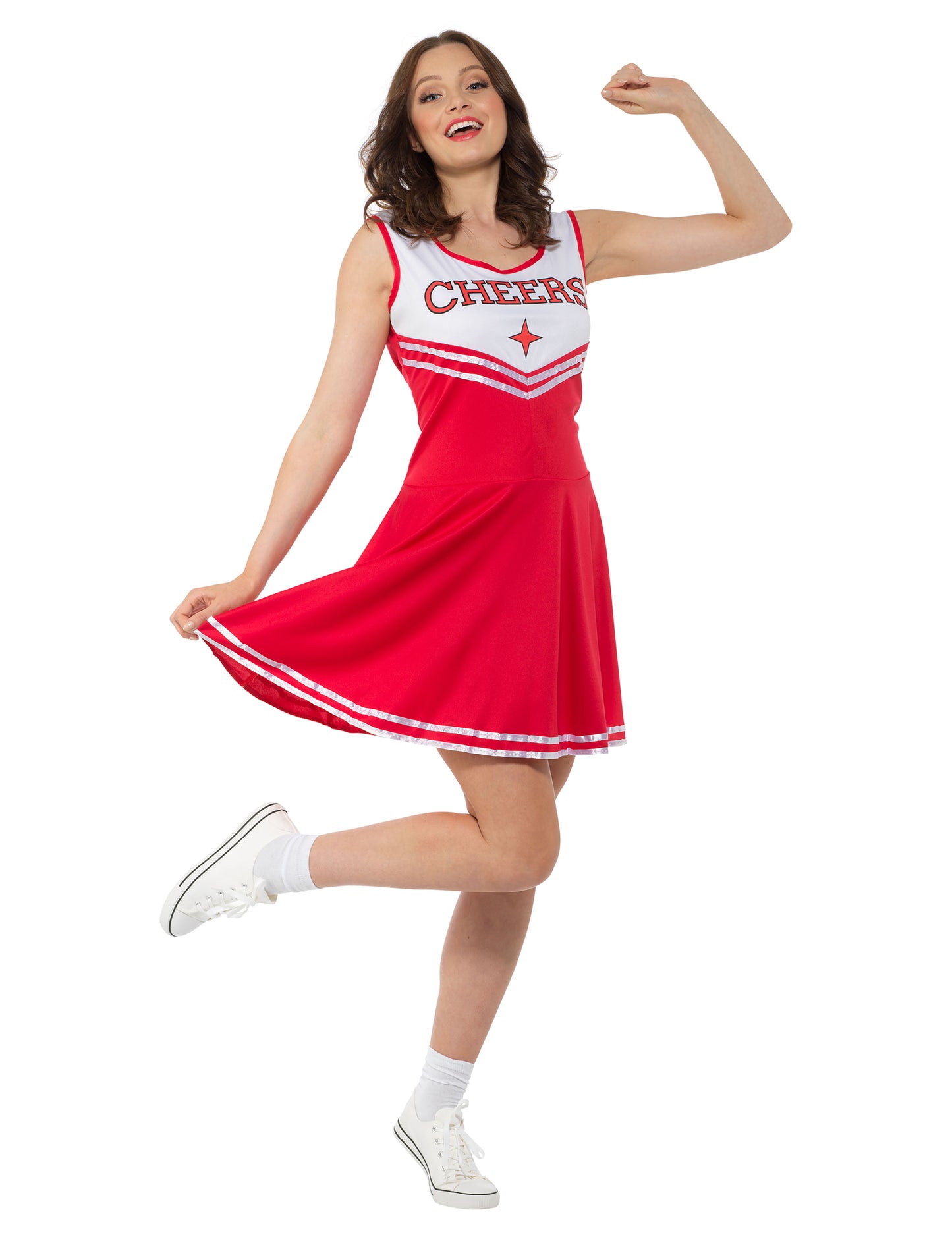 Red Pompom Girl Deghize Noroc Femeie