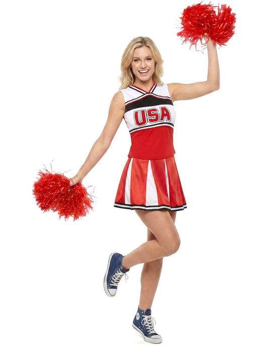 POMPOM Girl USA costum femeie