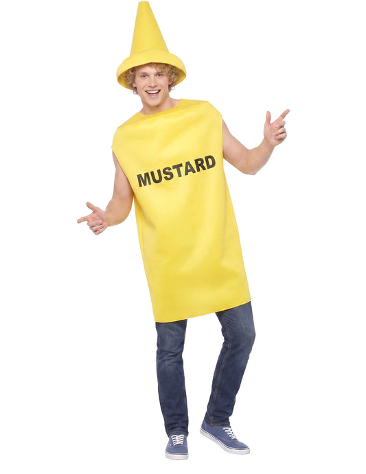 Costum pentru borcan de muștar pentru adulți