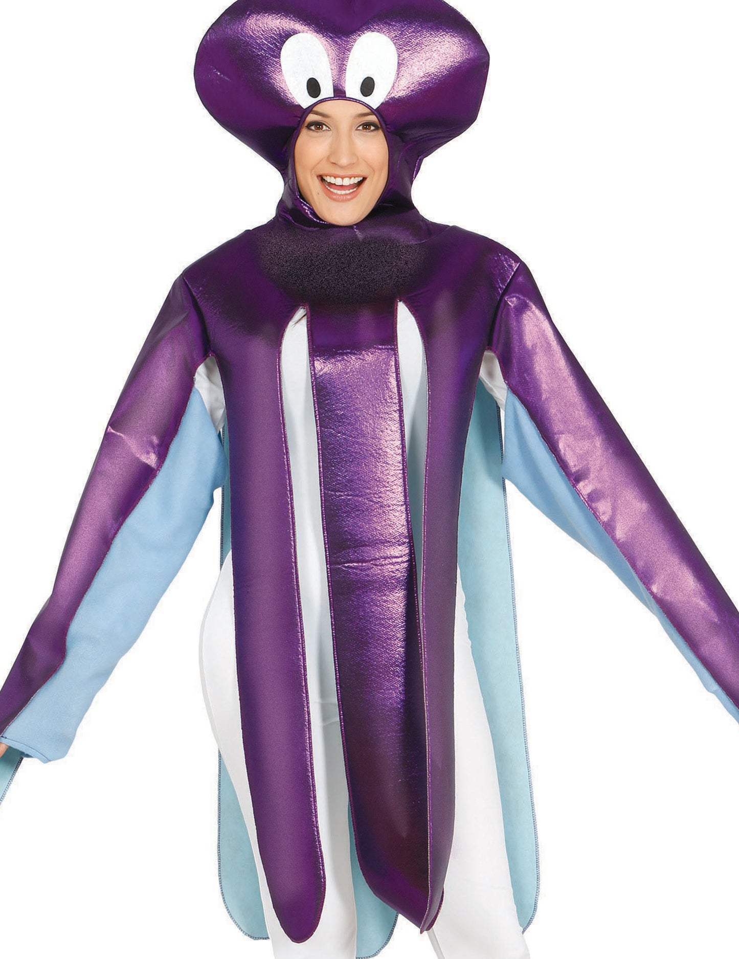Costum de caracatiță violet pentru adulți