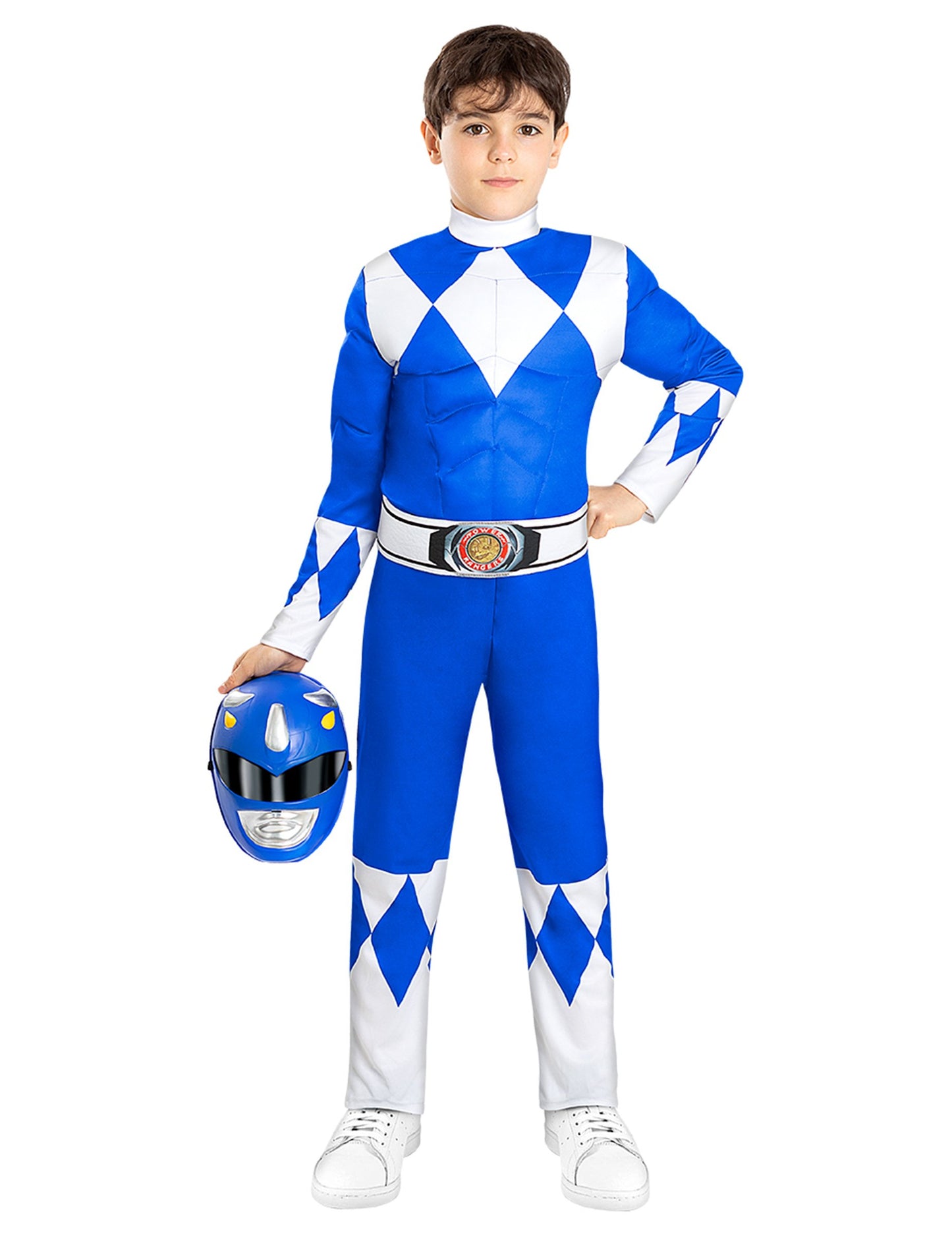 Costum Blue Power Ranger Musculos pentru Copii