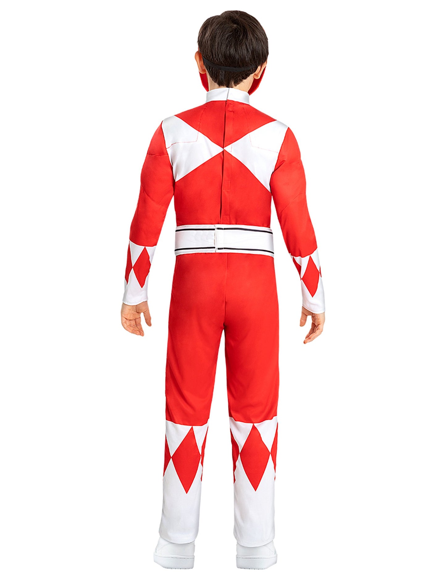 Costum rosu muscular Power Ranger pentru copii