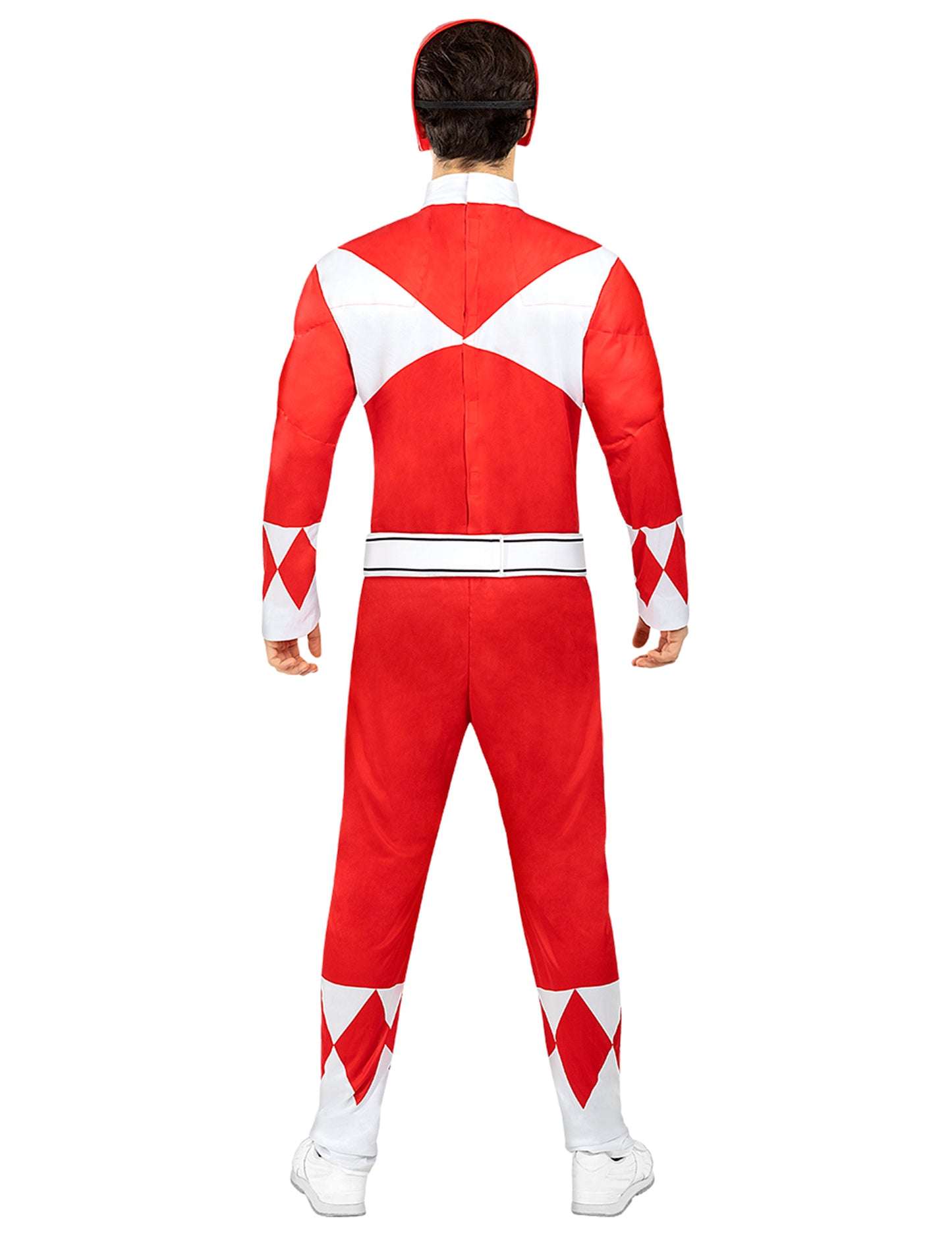 Vue de dos du déguisement Power Ranger™ rouge
