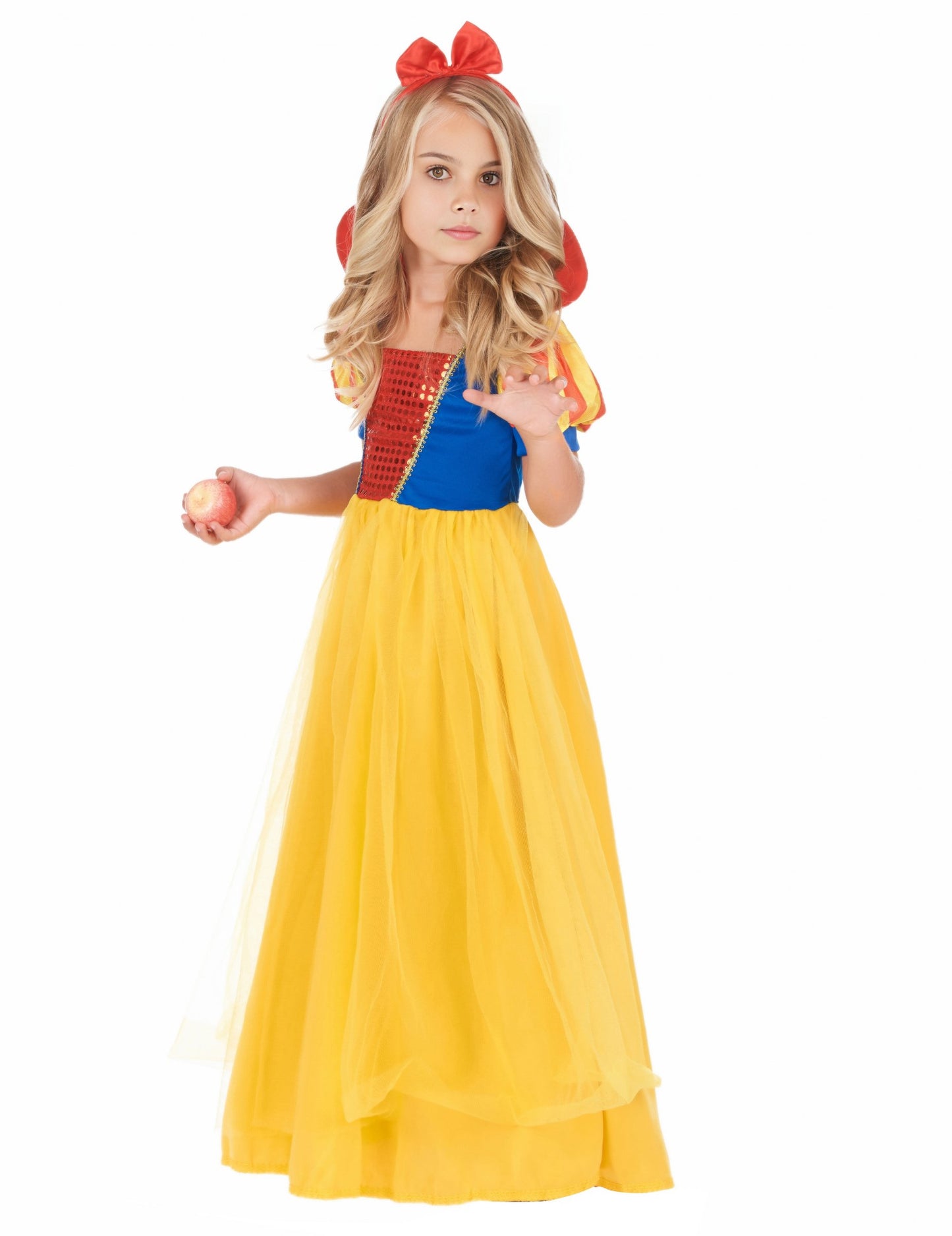 Costum prințesă cu bandă de cap de fată