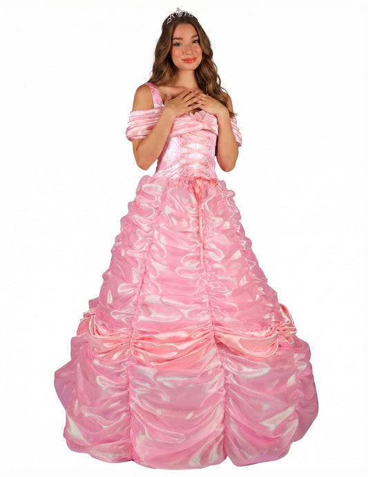 Costum de prințesă roz premium pentru femei