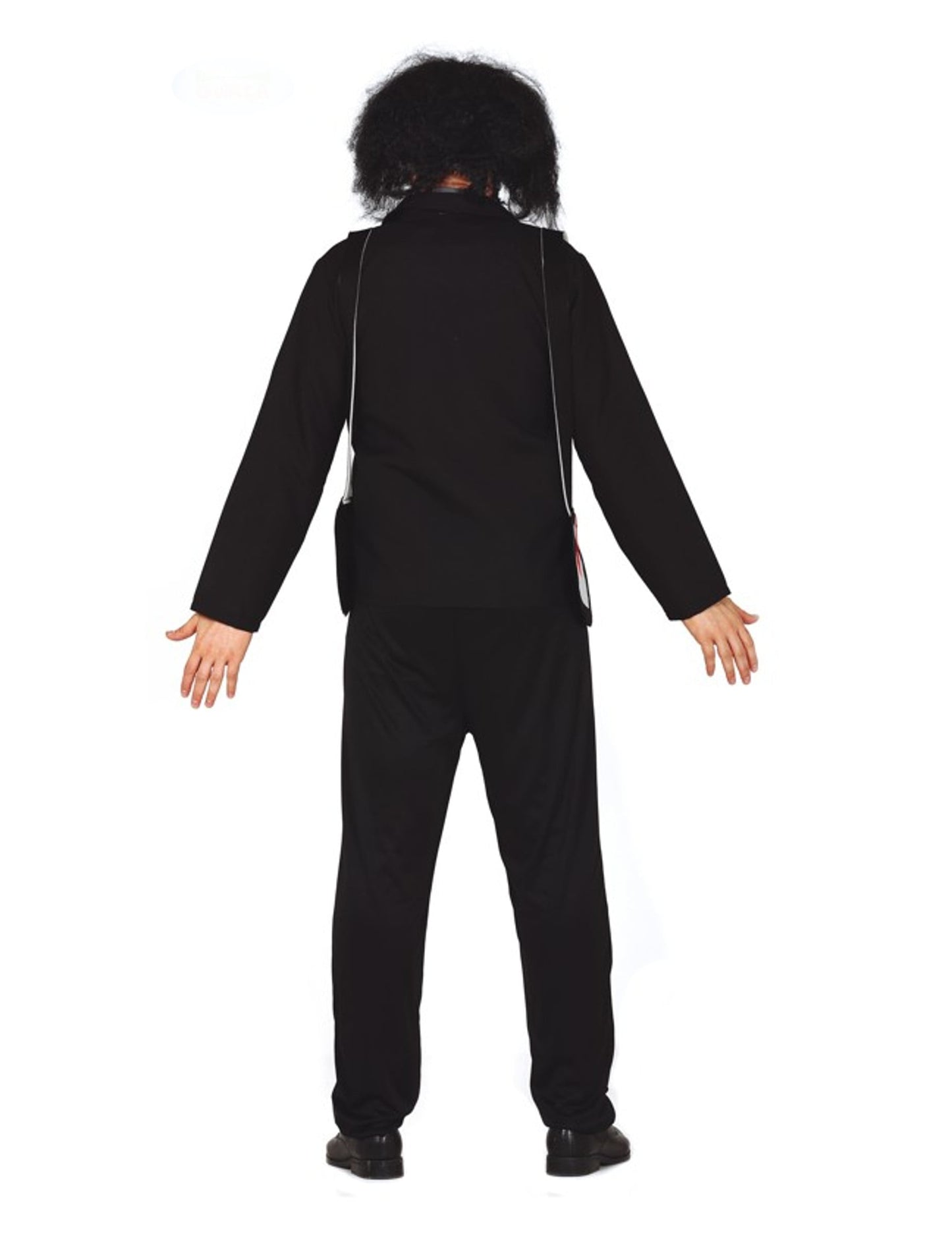 Vue de dos du déguisement de psychopathe tricycle pour homme