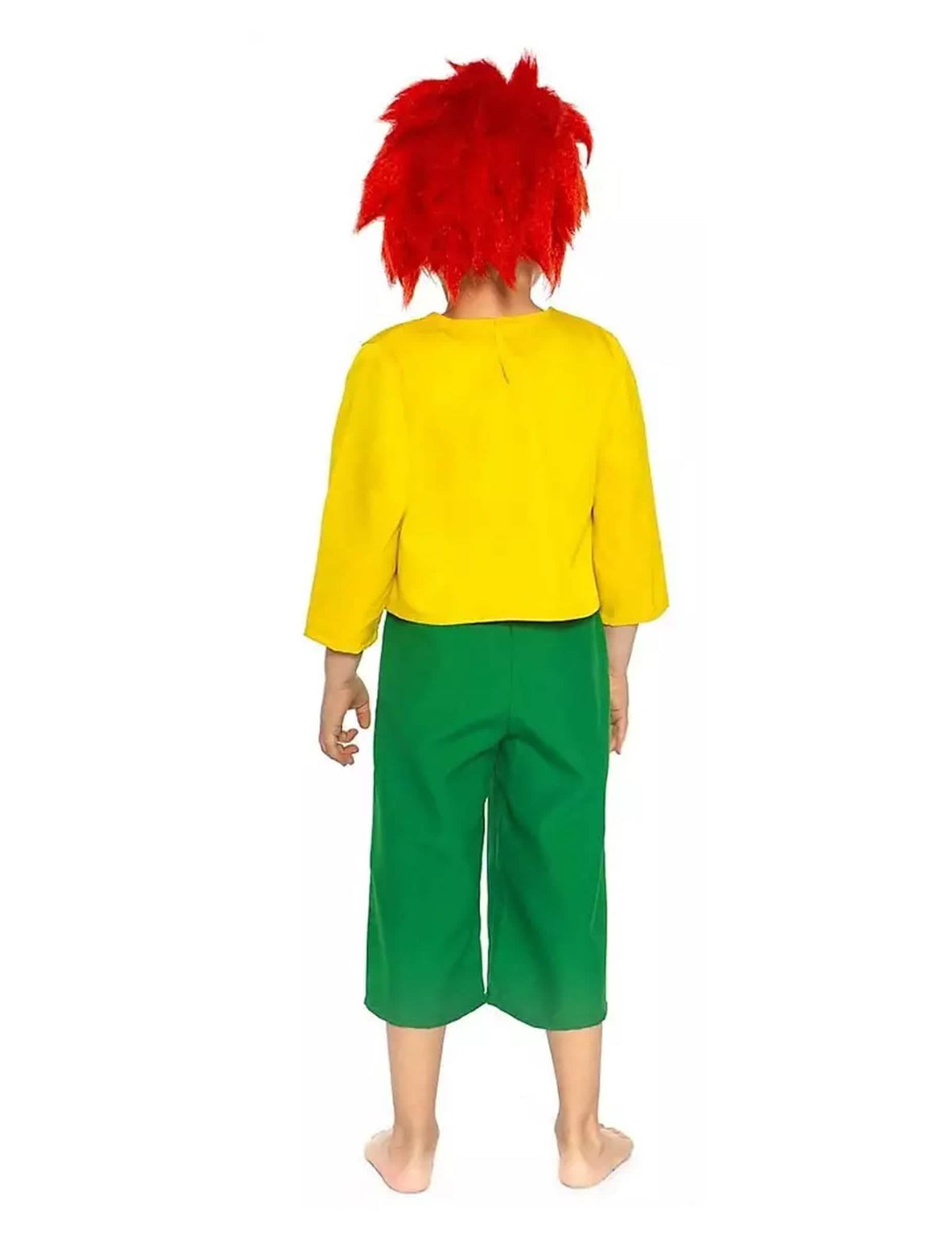 Vedere din spate a costumului Pumuckl pentru copil