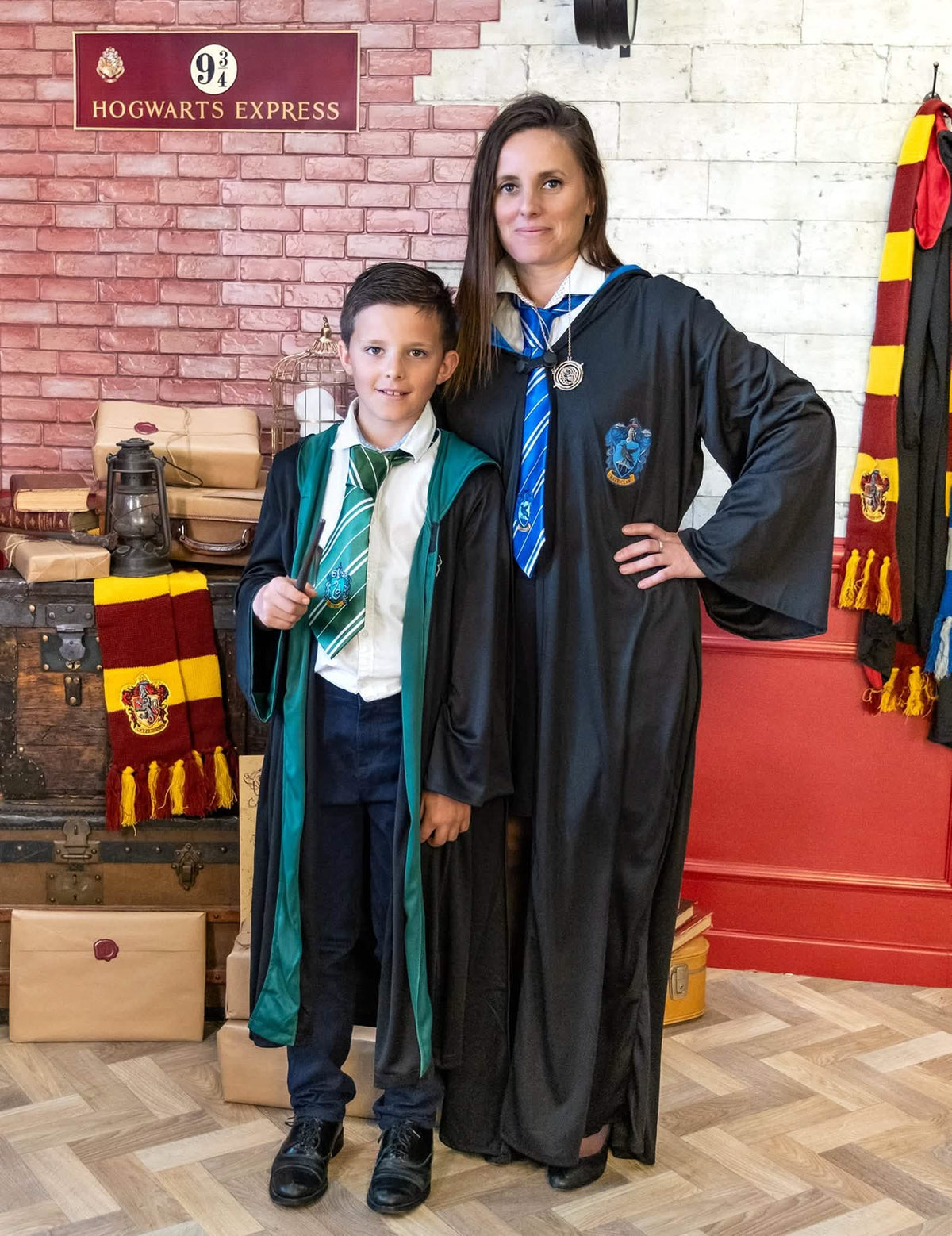 Punere în scenă a costumului rochie de vrăjitor Serdaigle Harry Potter™