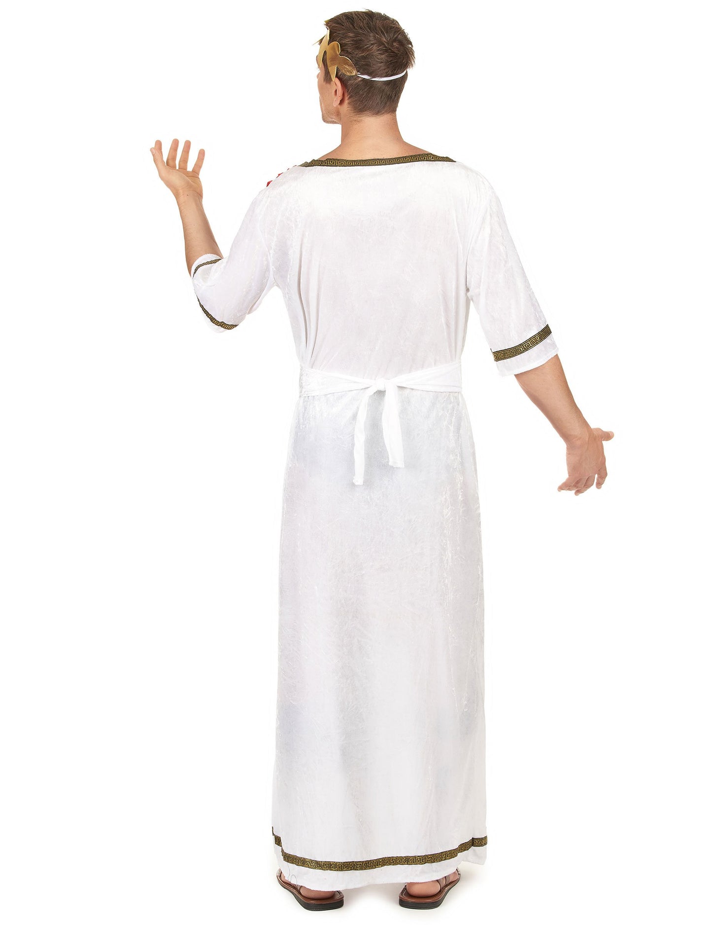 Vedere din spate a costumului de nobil roman pentru bărbat
