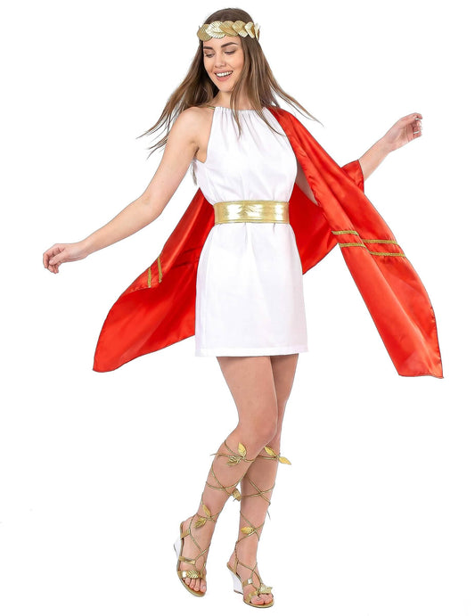 Femeie de costum roman și de aur