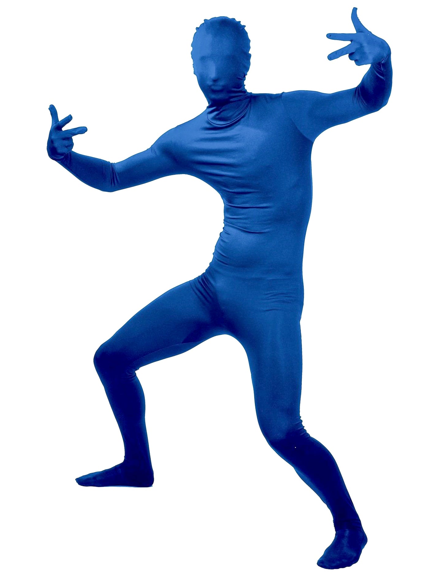 Costum de piele al doilea albastru adult