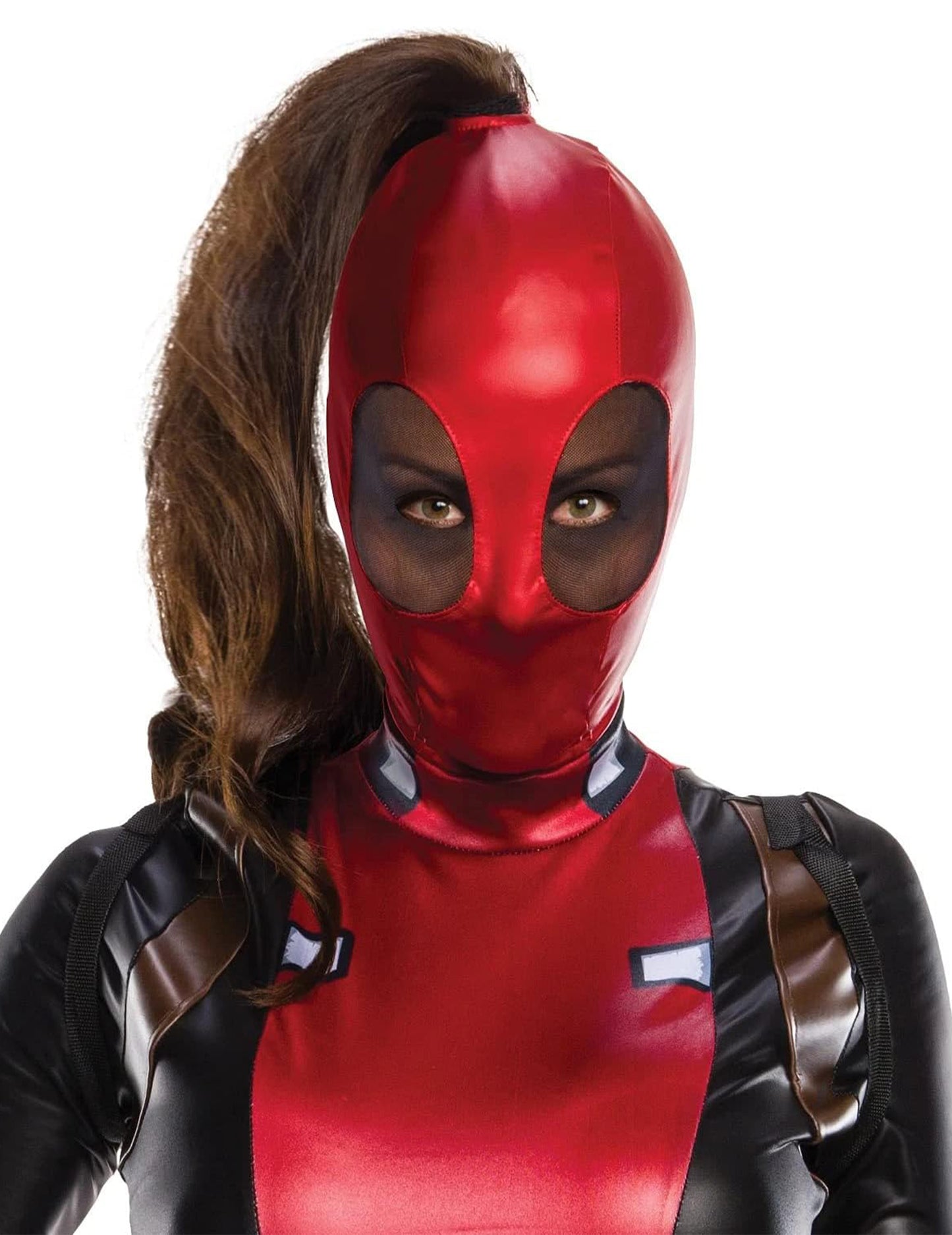 Femeie sexy deghizată la domnișoare Deadpool