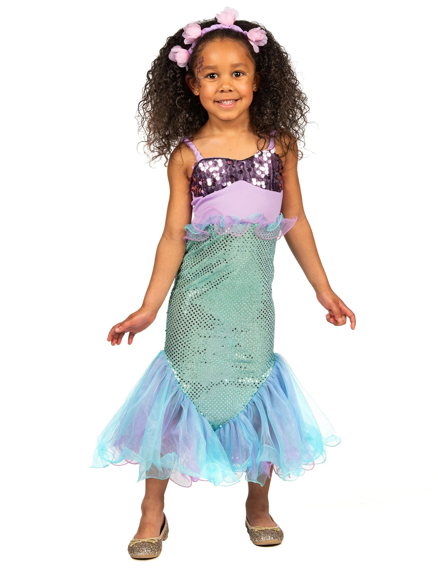 Sequins Girl Siren deghizare