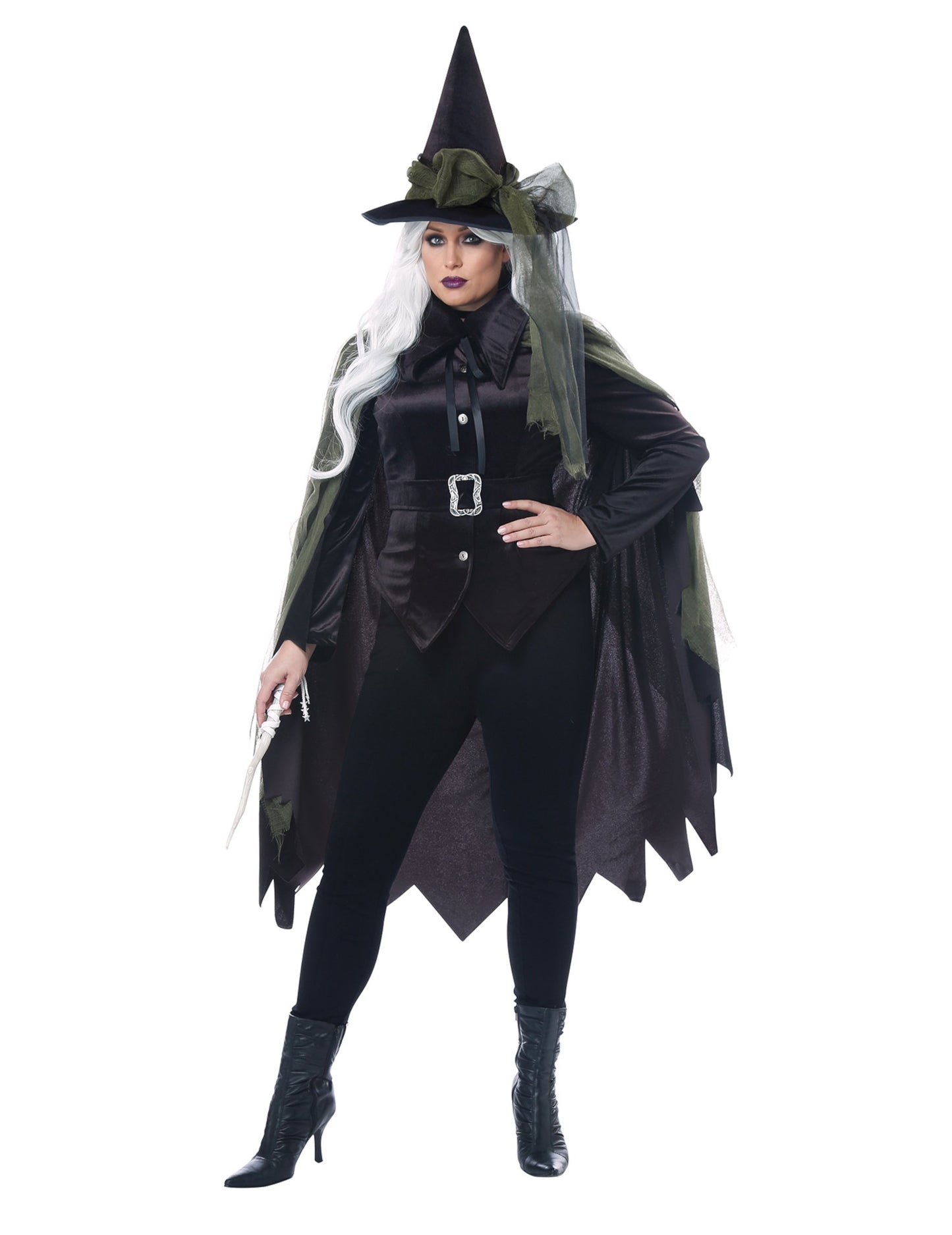 Costum de vrăjitoare gotică mare
