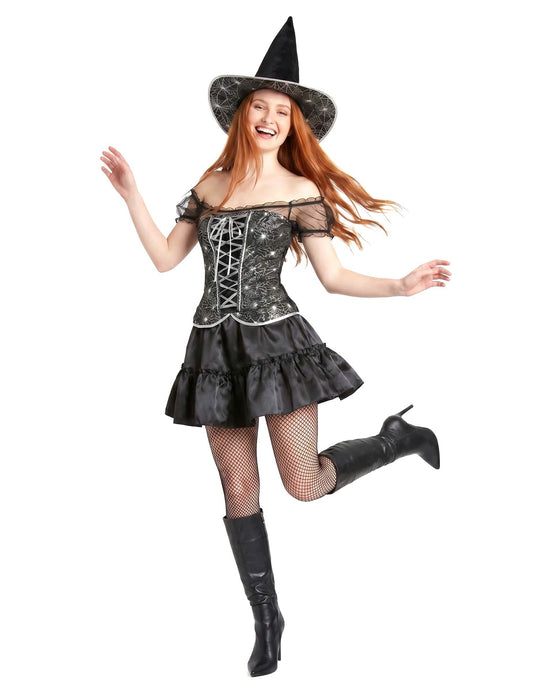 Deghizare sexy vrăjitoare cu corsetul femeilor de Halloween