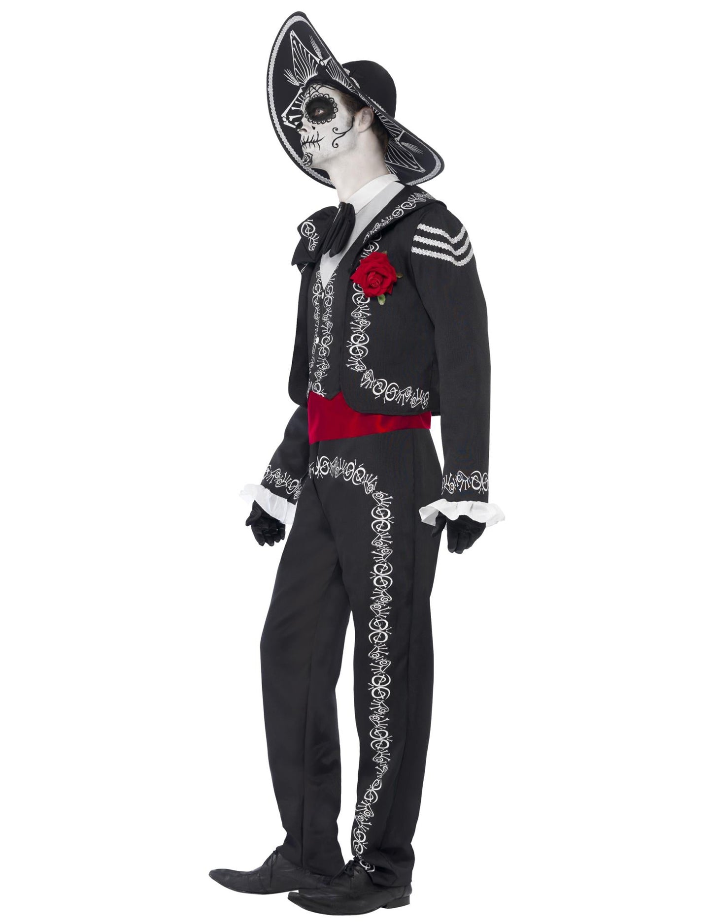 Schelet mexican deghizare om Dia de los Muertos