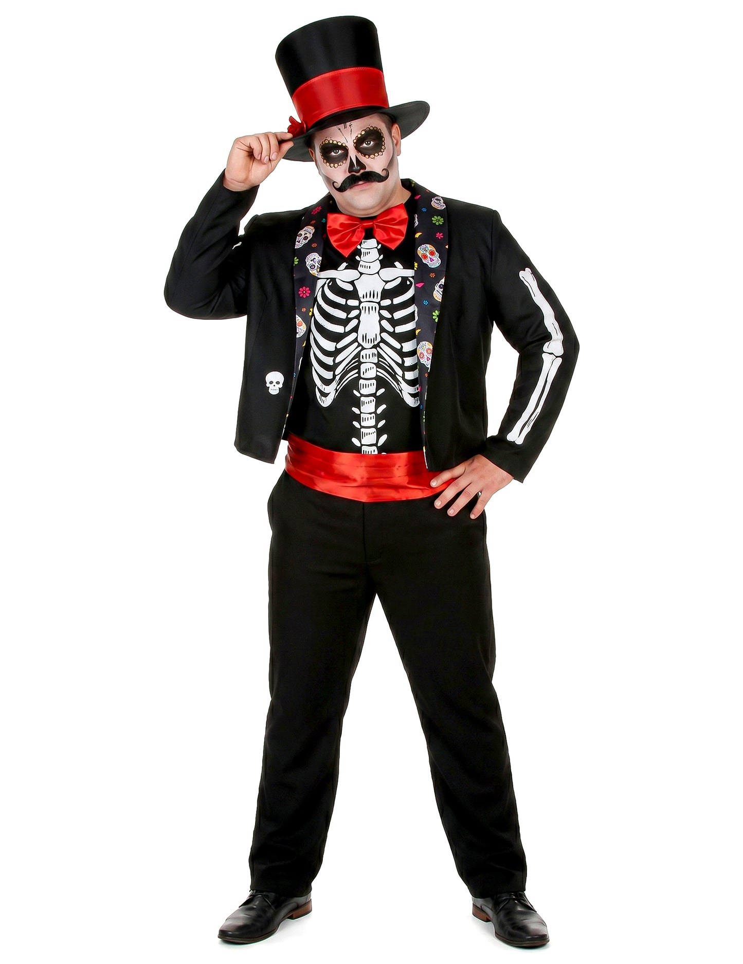 Schelet deghizare dia de los muertos bărbați bărbați bărbați
