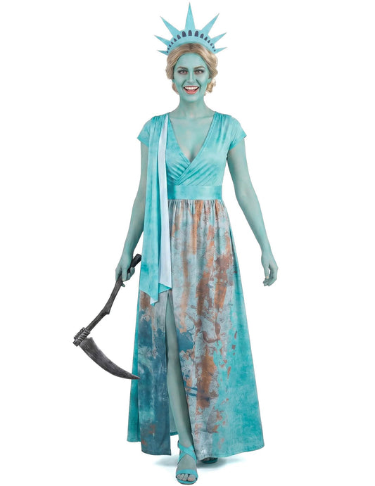 Costum femeie Statuia Libertății însângerată