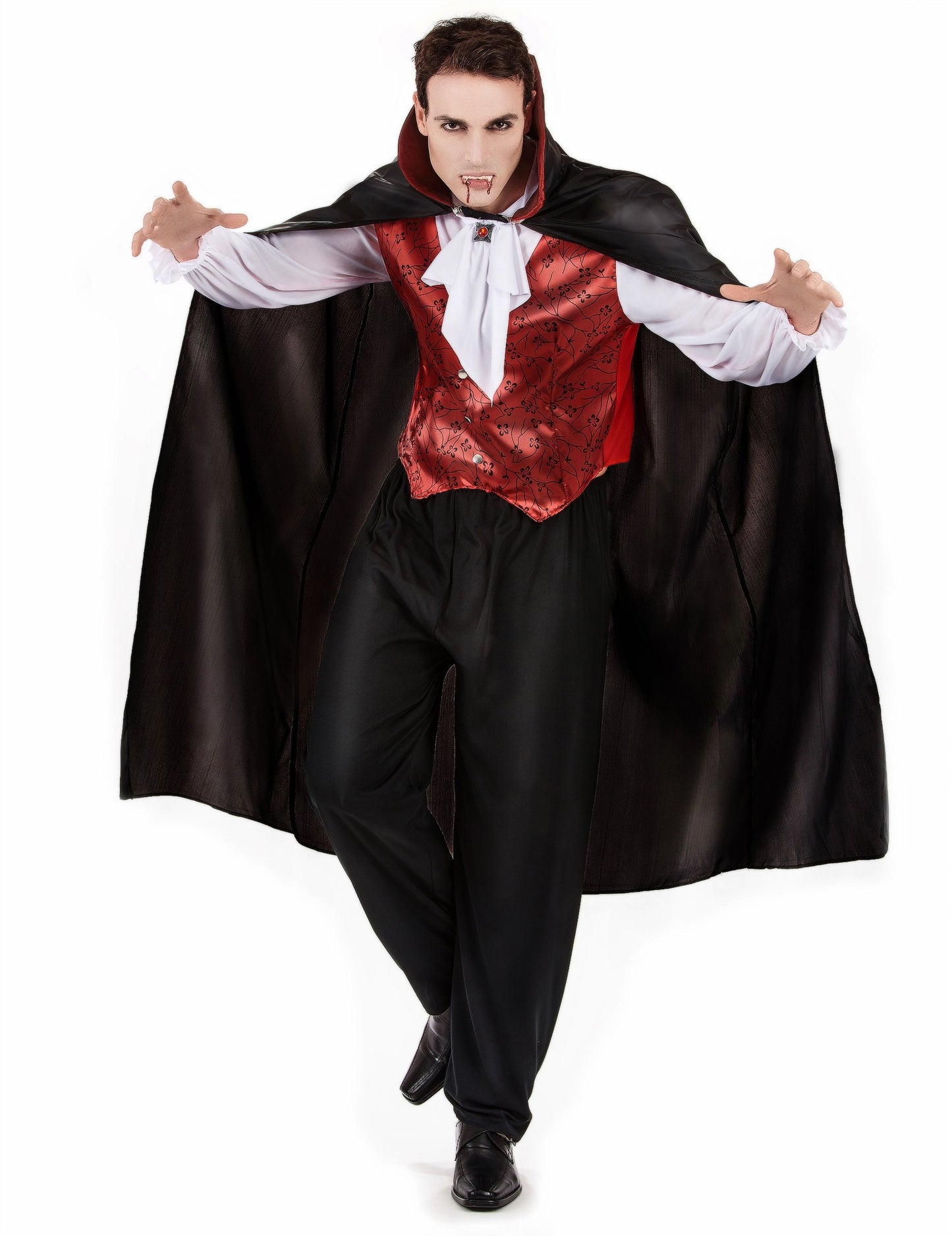 Deghizarea vampirilor roșii pentru bărbați de Halloween
