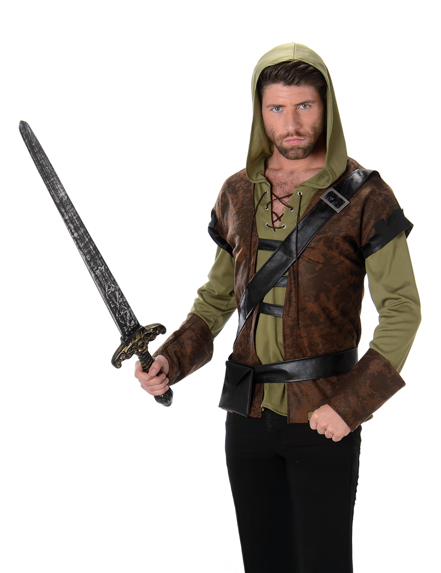 Costum de hoți din lemn pentru bărbați