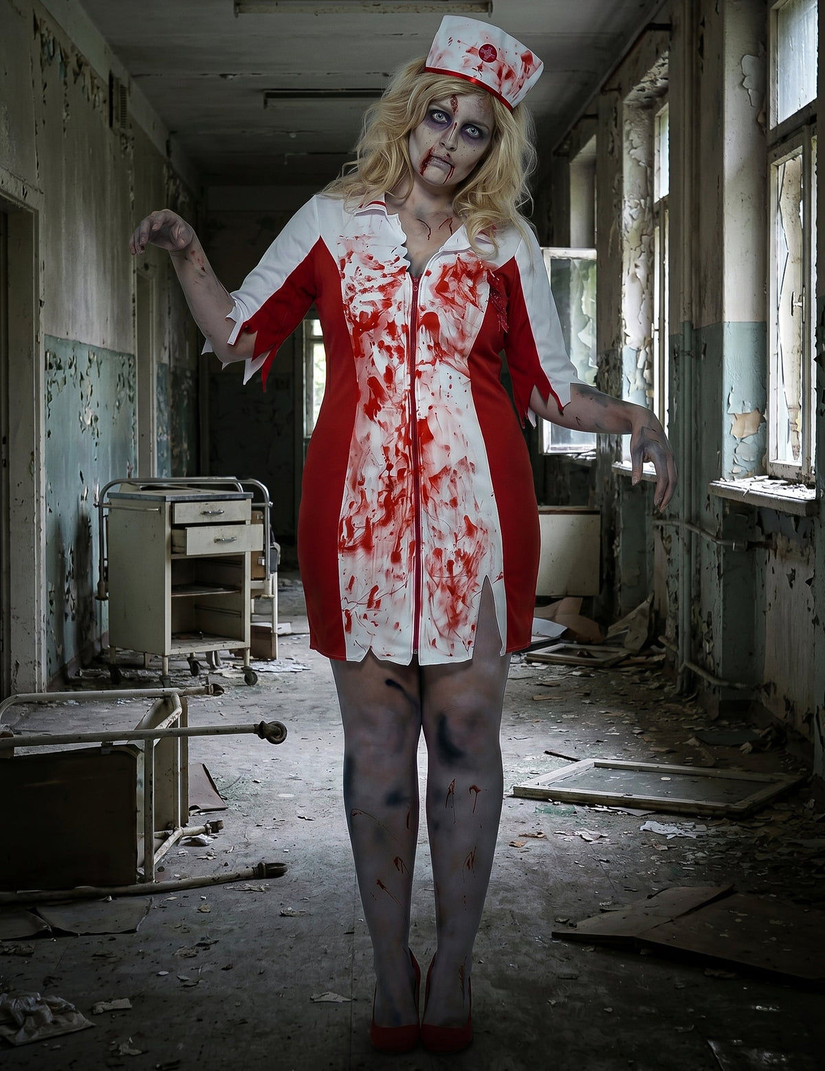 Halloween Zombie cu dimensiuni mari -Zombie deghizare