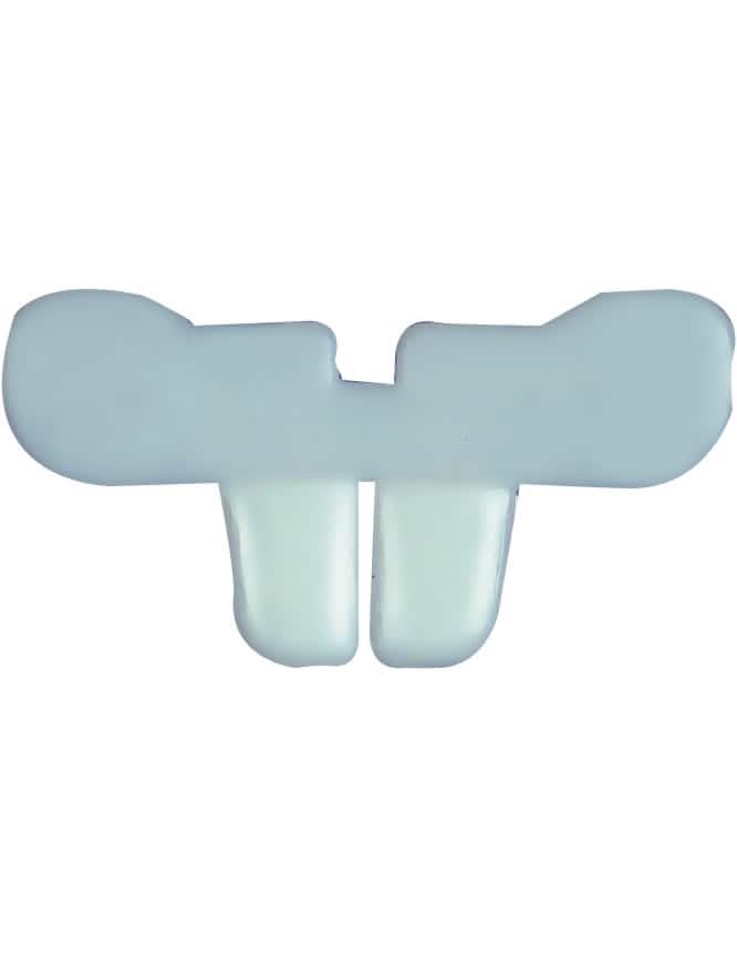 Dentier lapin pour adulte blanc
