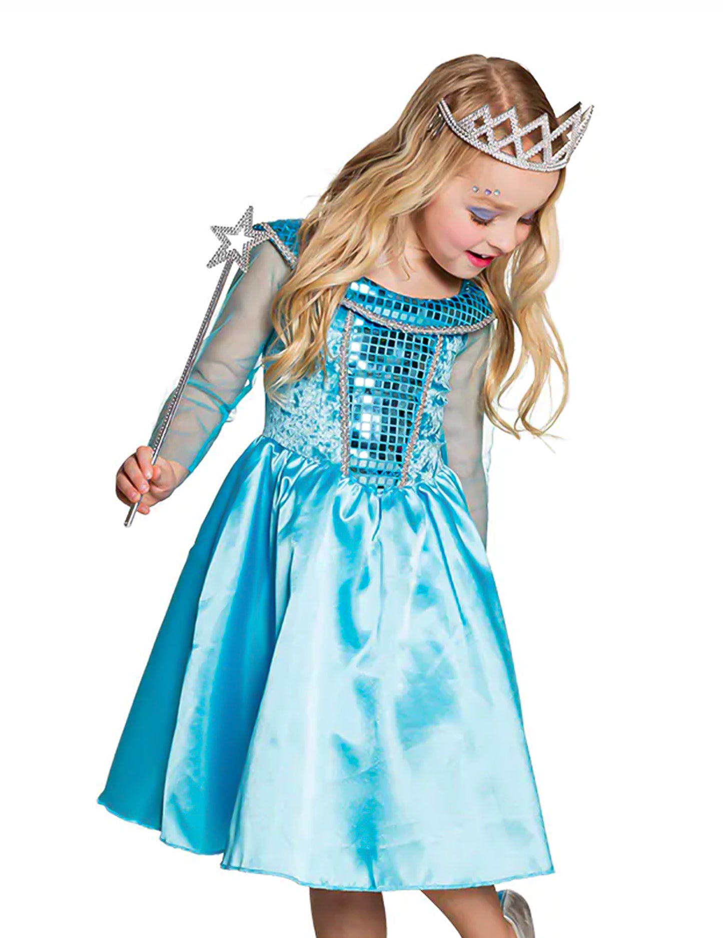 Prezentarea tiarei cu strasuri pentru fetițe