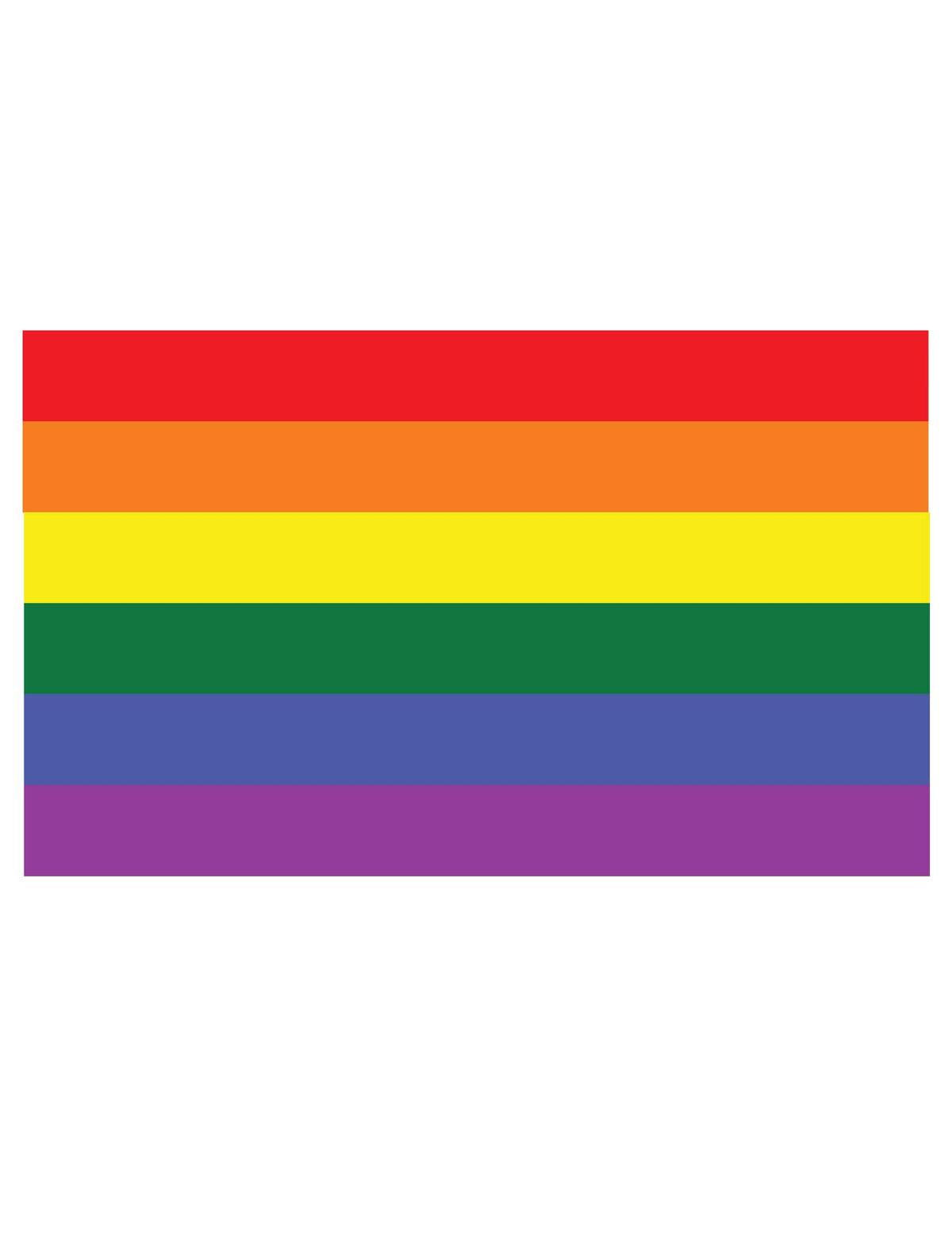 Drapeau arc en ciel pour fête multicolore