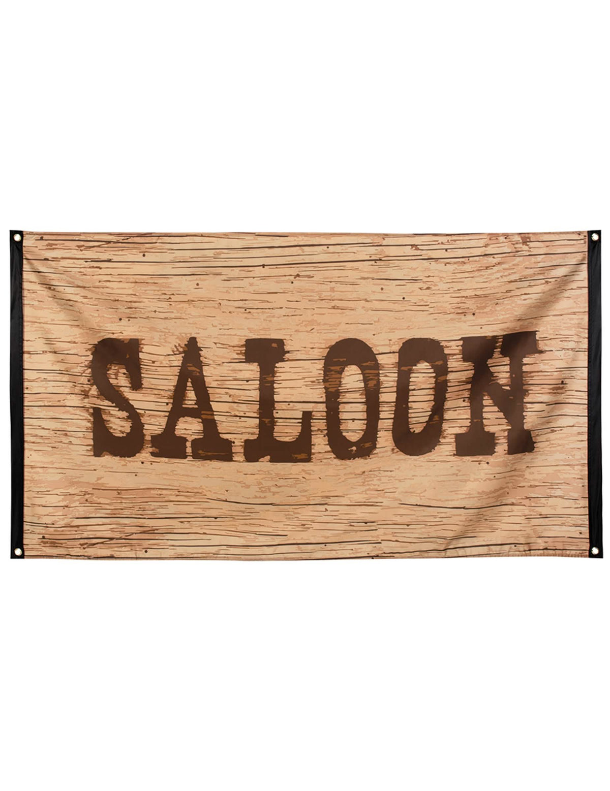 Drapel Saloon western Wild West efect lemn maro