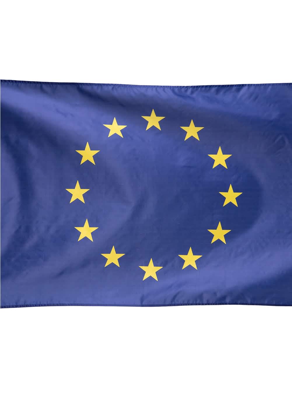 Drapelul Uniunii Europene pentru decor albastru cu stele galbene
