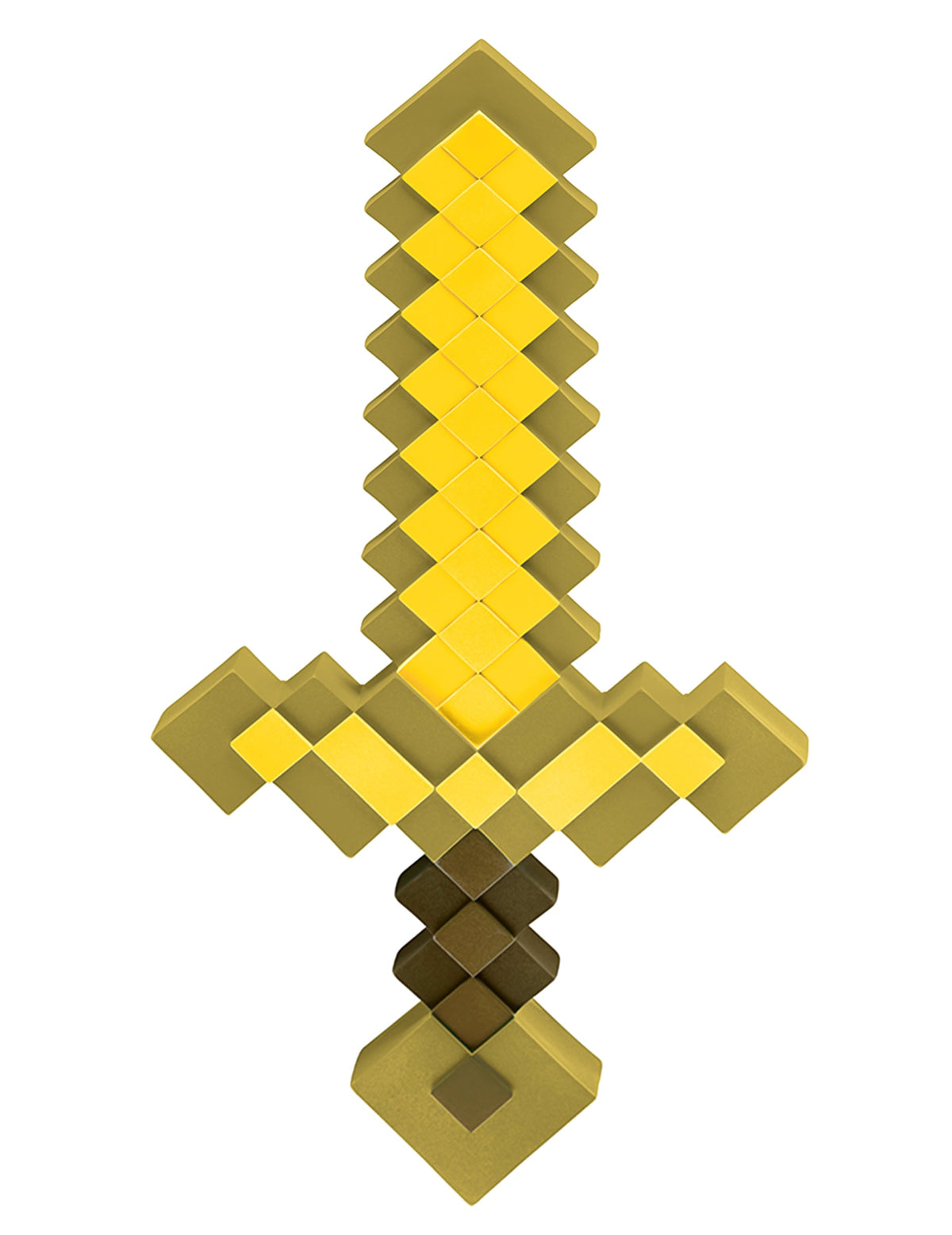 Sabie Minecraft pentru copil galben auriu