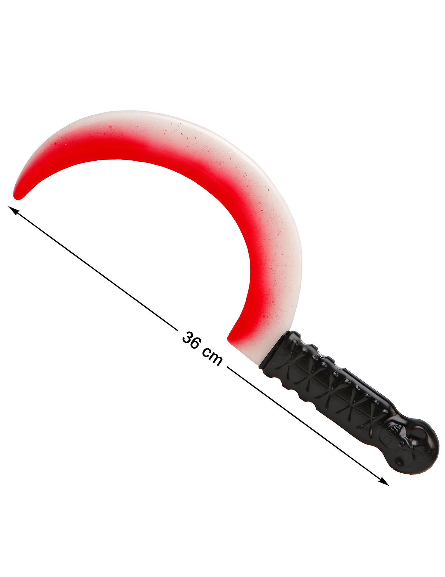 Faucille ensanglantée phosphorescente 36 cm