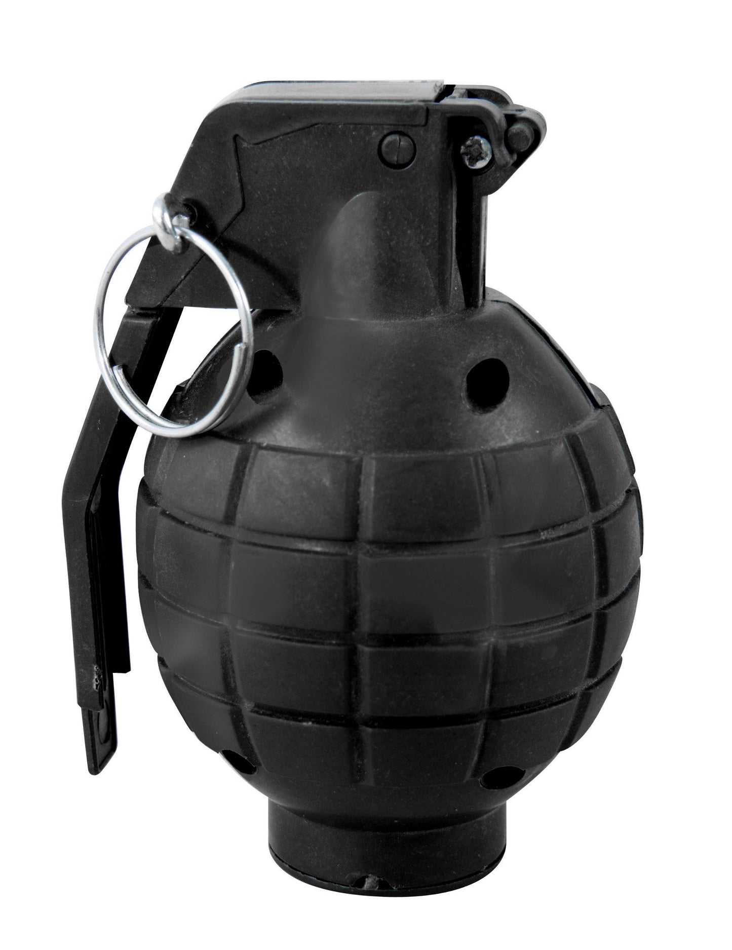 Vedere laterală a grenadei sonore false militare pentru costum