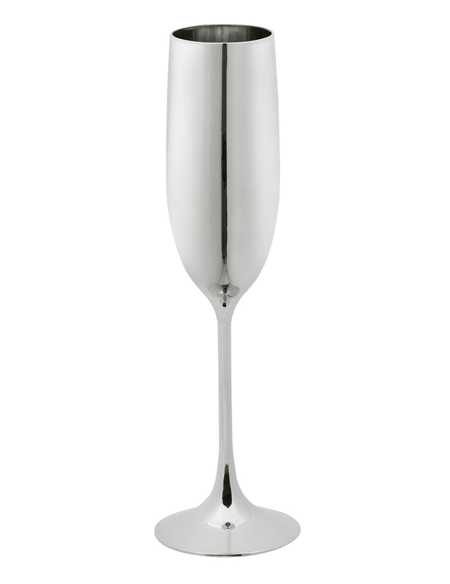 Flaut de șampanie de argint