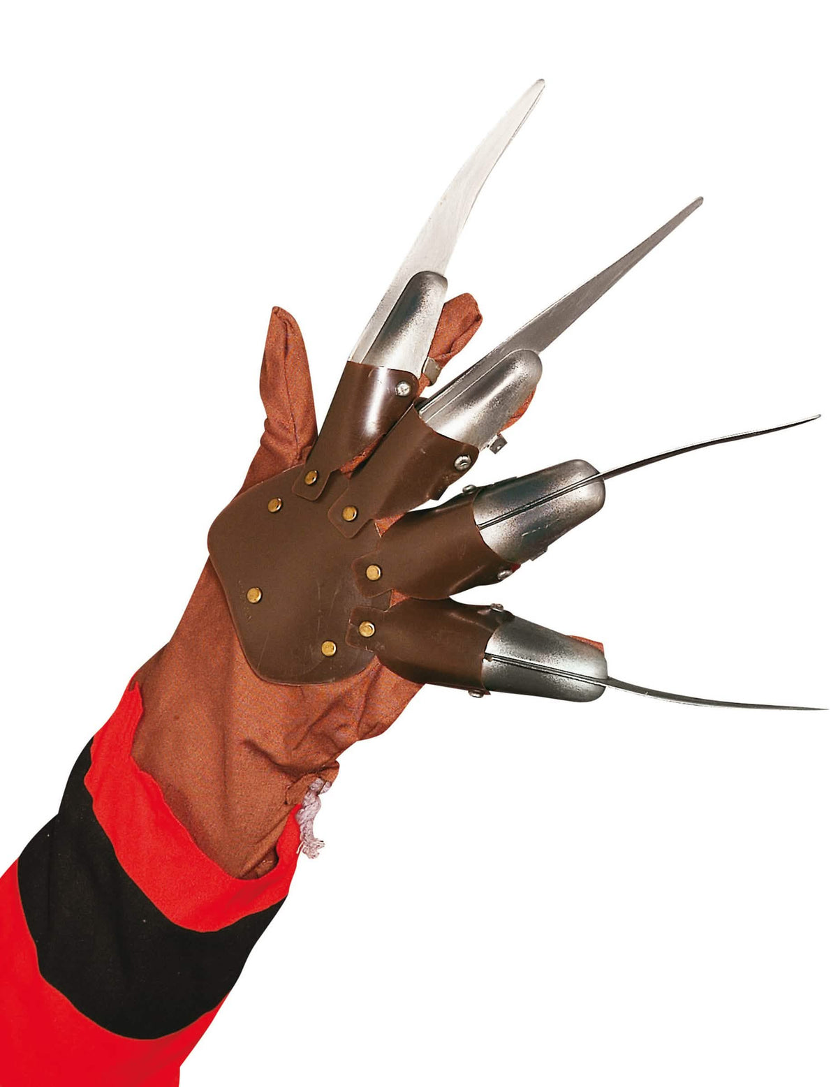 Mănușă clasică Freddy Krueger™ pentru adult maro cu gheare argintii