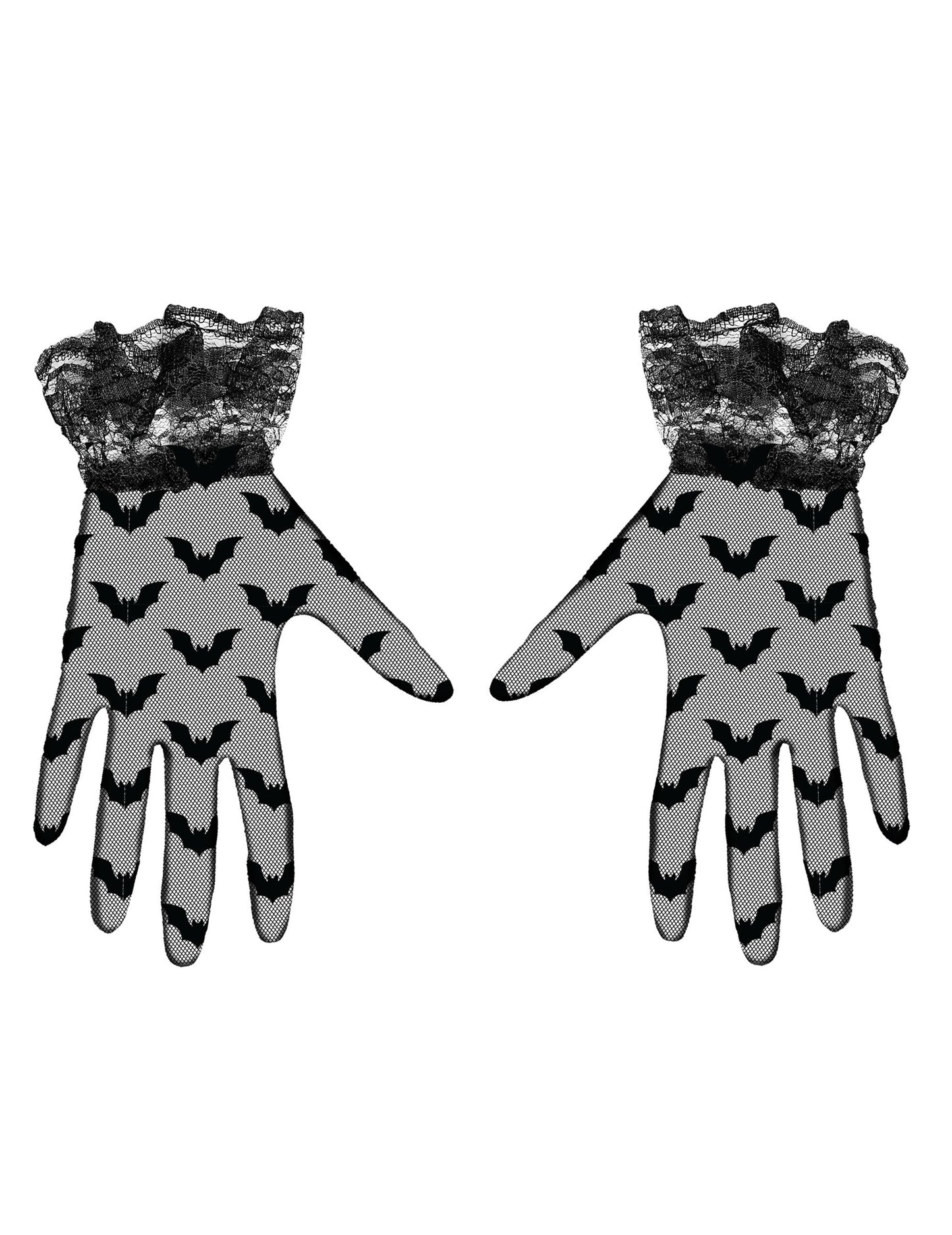 Gants courts à chauve-souris adulte