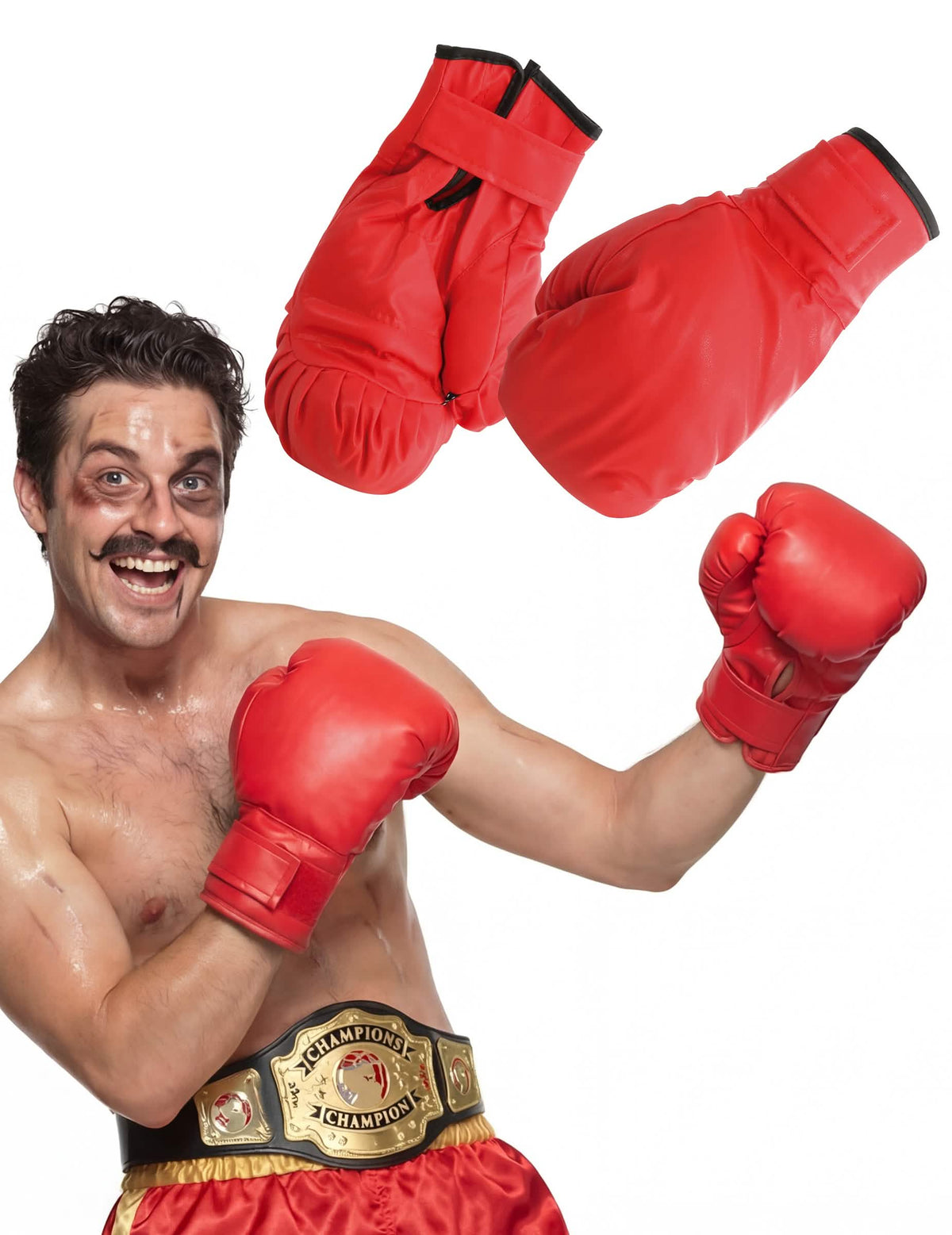 mănuși de boxe pentru adult roșii